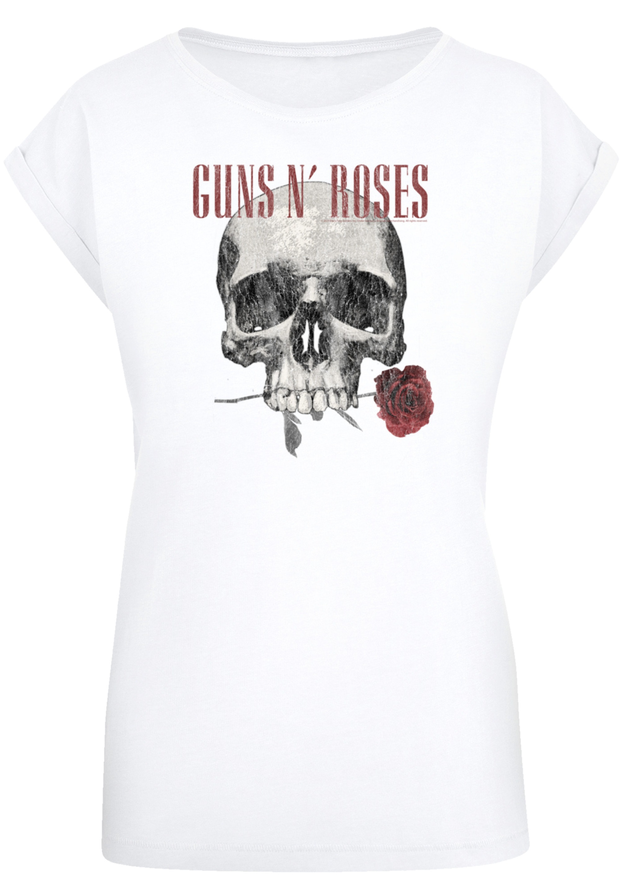 F4NT4STIC T-Shirt »Guns 'n' Roses Flower Skull Rock Musik Band«, Premium Qualität