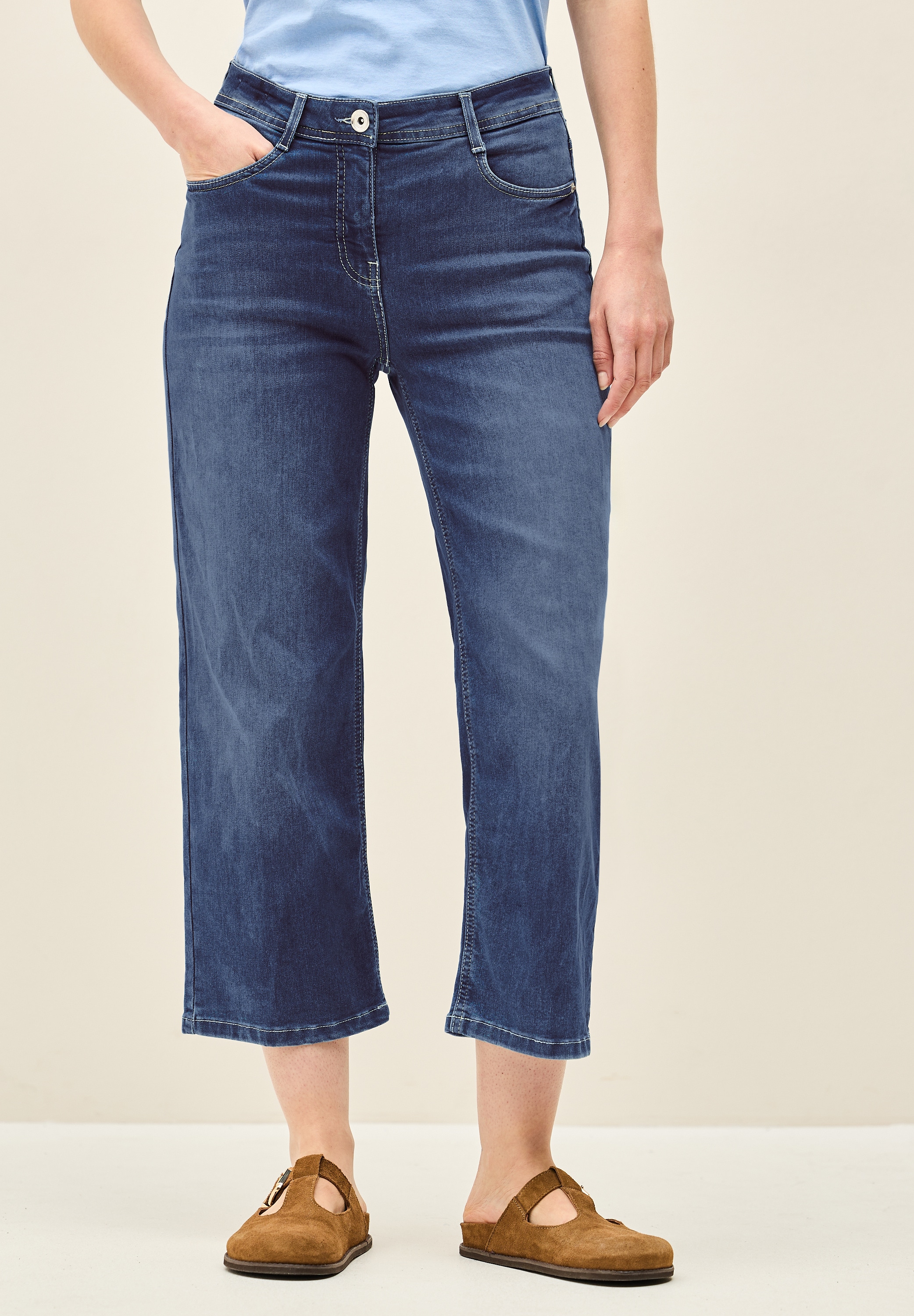 Cecil Loose-fit-Jeans, High Waist