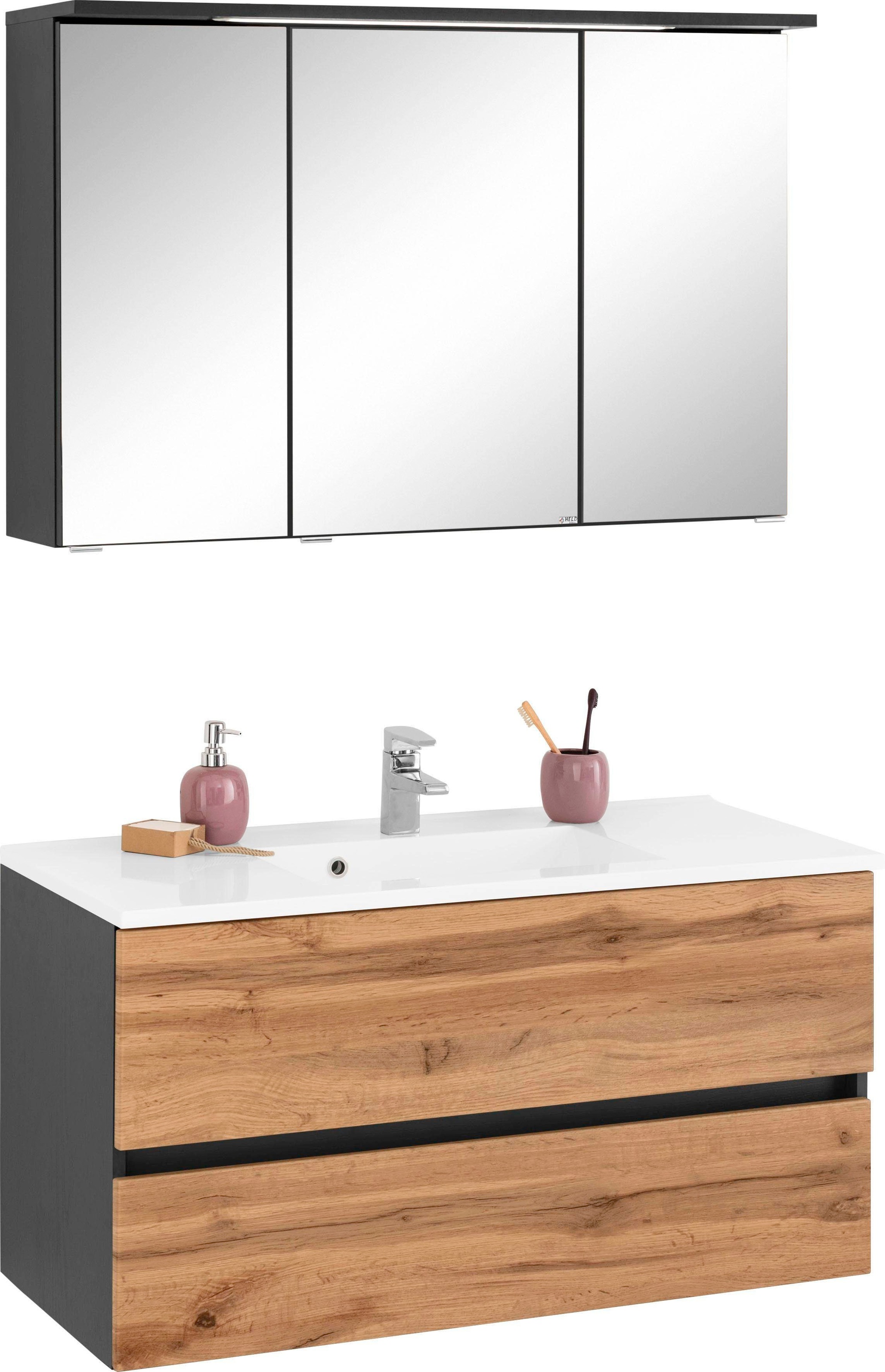 welltime Badmöbel-Set "Lucca" 2 Stk. tlg. günstig online kaufen