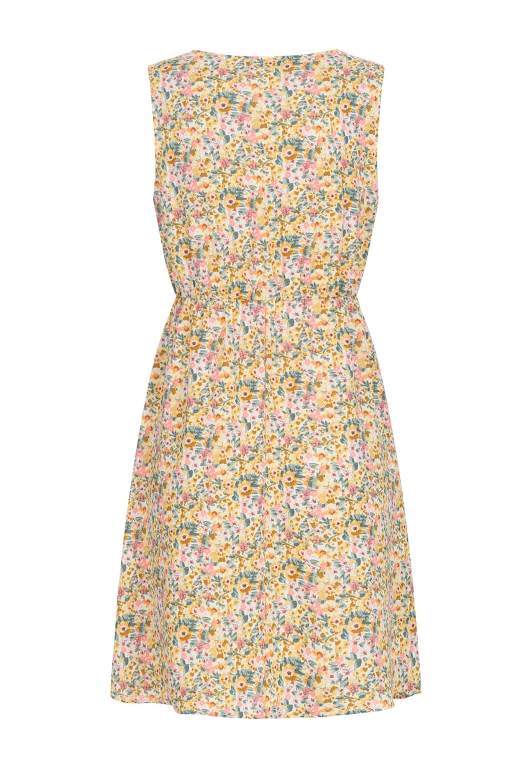 CLOUD 5IVE Shirtkleid »CLOUD 5IVE Leichtes Sommerkleid mit Knopfleiste« 1 Stk. tlg.