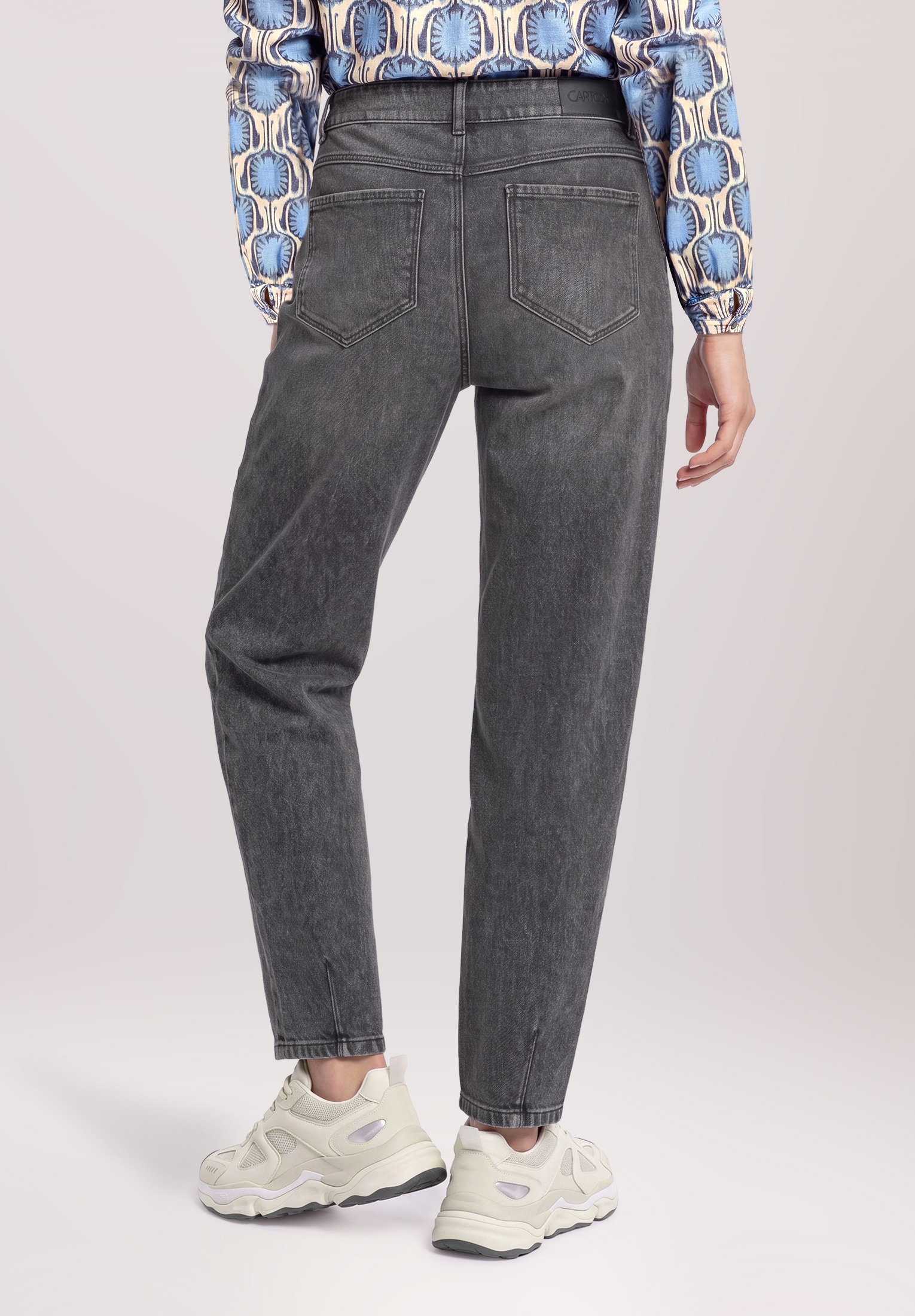 Cartoon Ankle-Jeans »Damen mit Waschung«