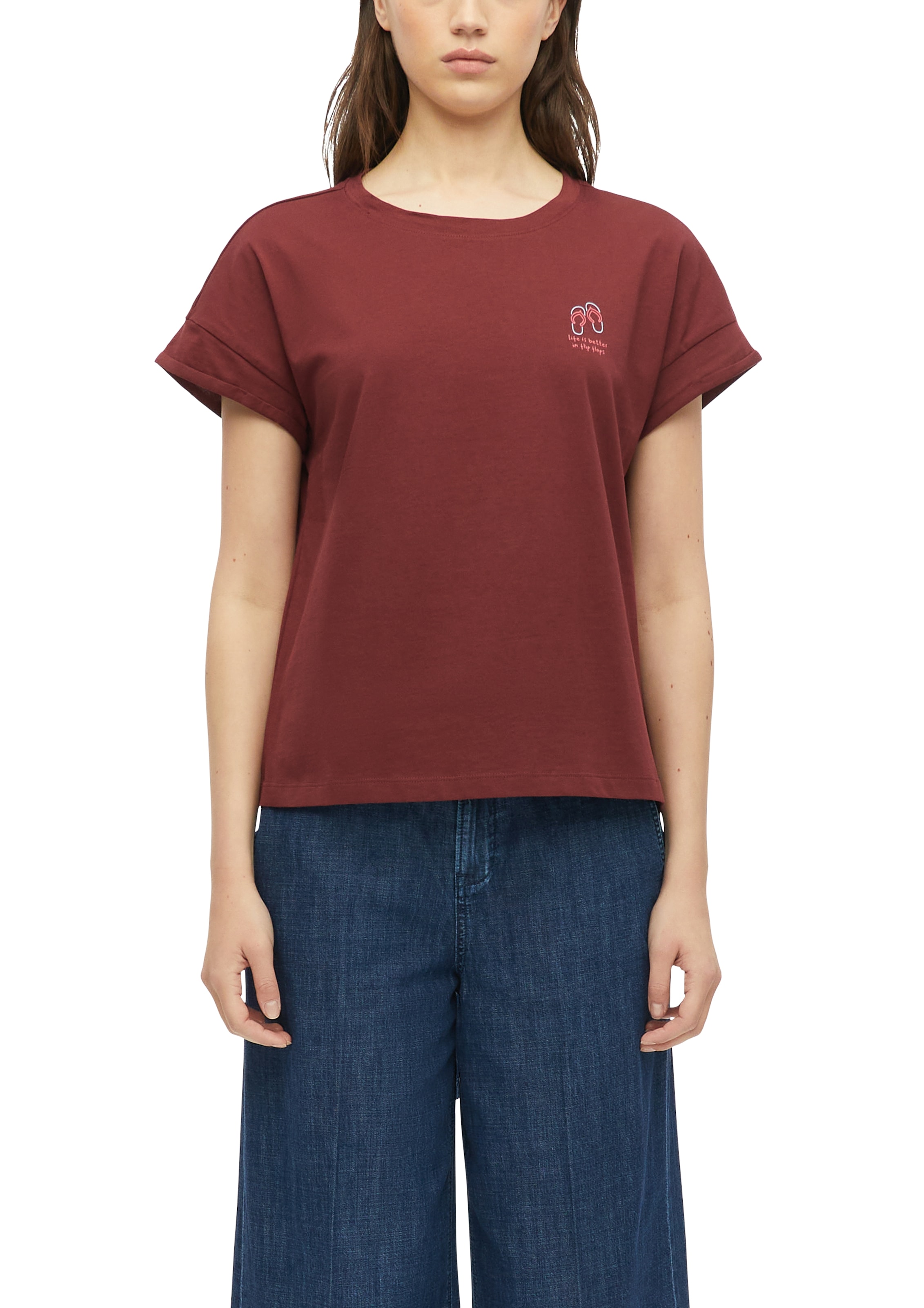 s.Oliver Kurzarmshirt Sommershirt mit Print