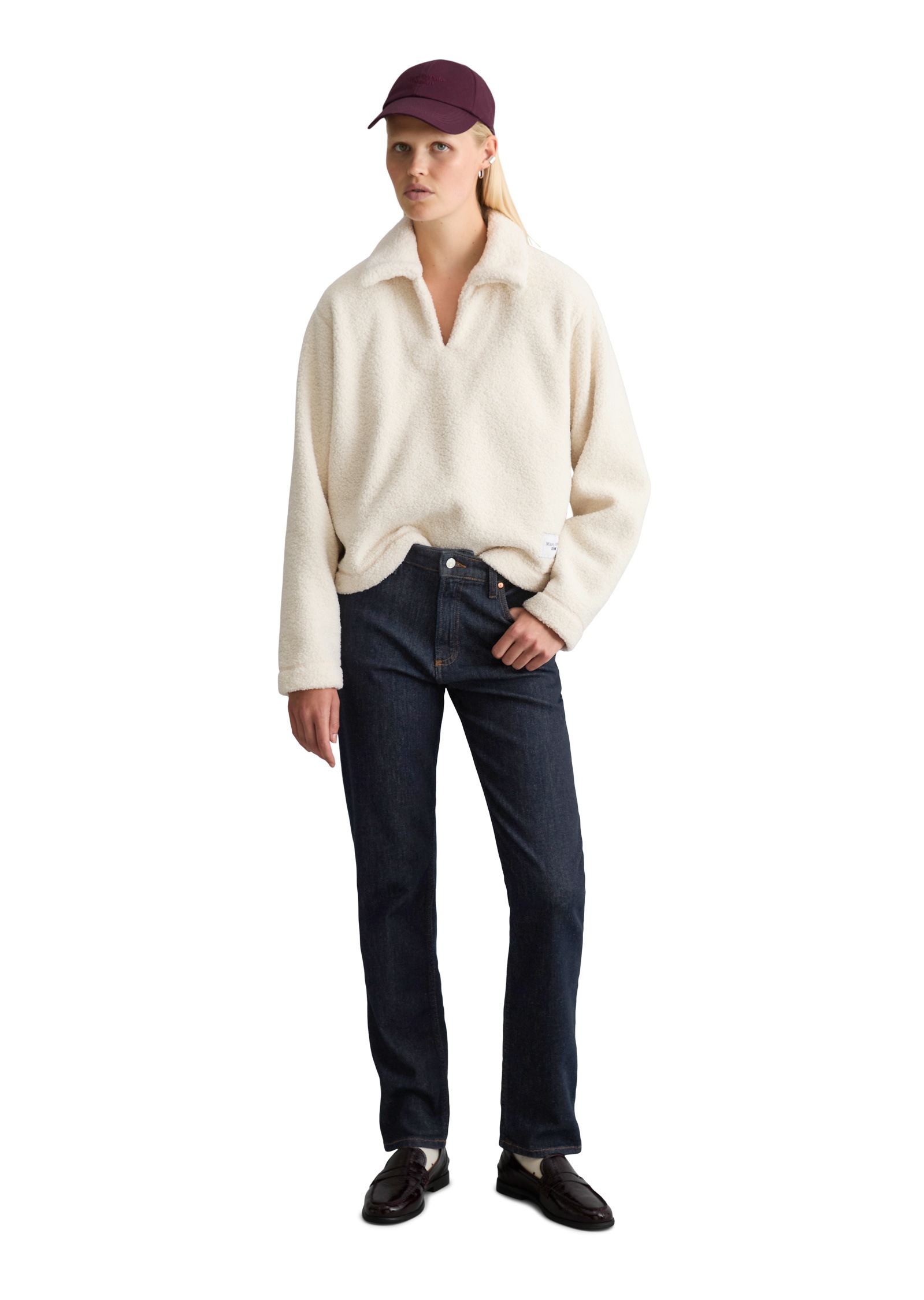 Marc O'Polo DENIM Sweatshirt »aus recyceltem Polyester«

