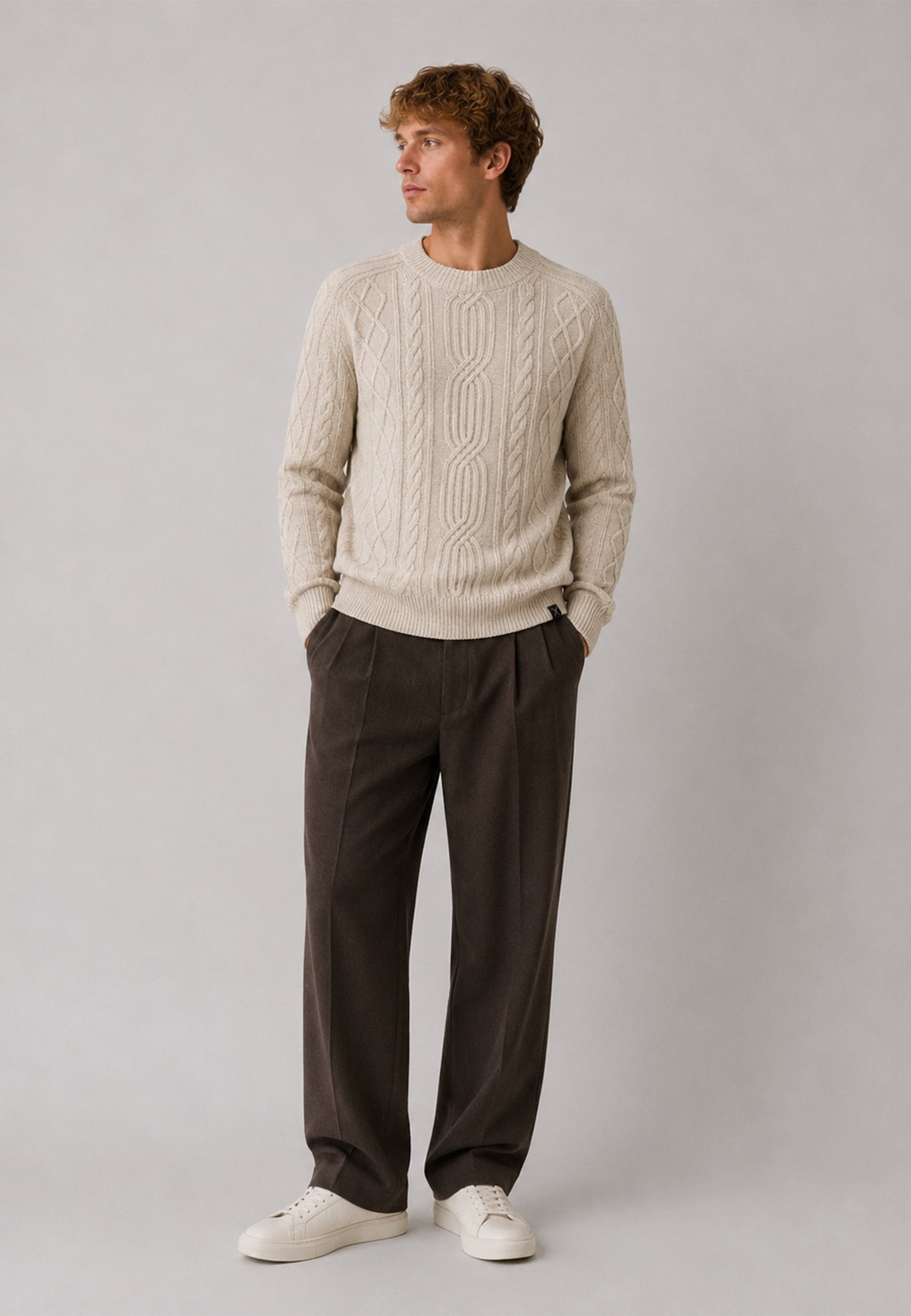 Clean Cut Copenhagen Rundhalspullover »Clean Cut Copenhagen Sander Cabel Knit« 1
