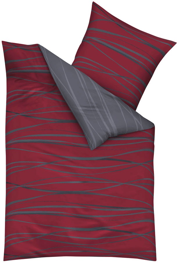 Kaeppel Wendebettwäsche "Motion" 2 Stk. tlg. Mit feinen Wellenlinien günstig online kaufen