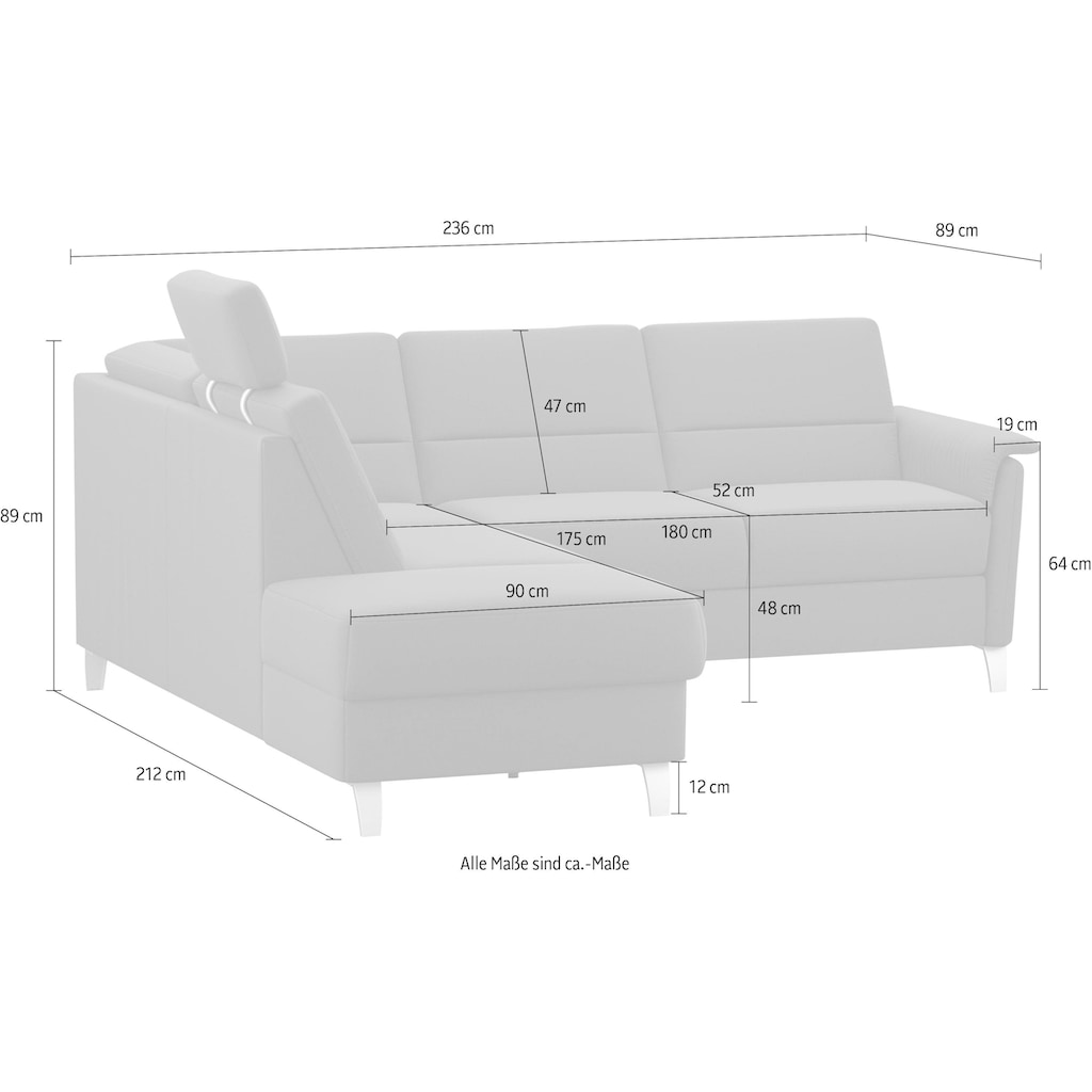 sit&more Ecksofa »Palmera«