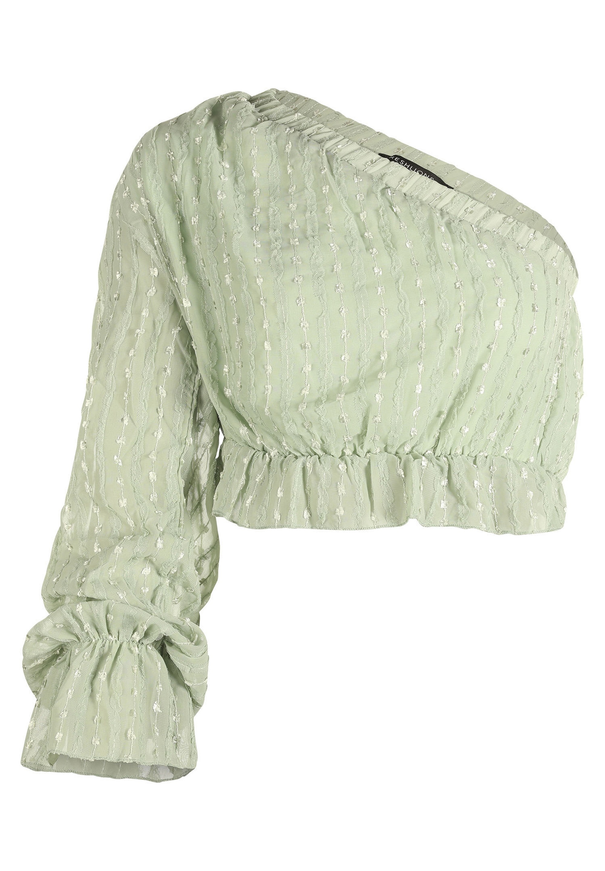 freshlions Klassische Bluse, (1 tlg.), im asymmetrischen Design