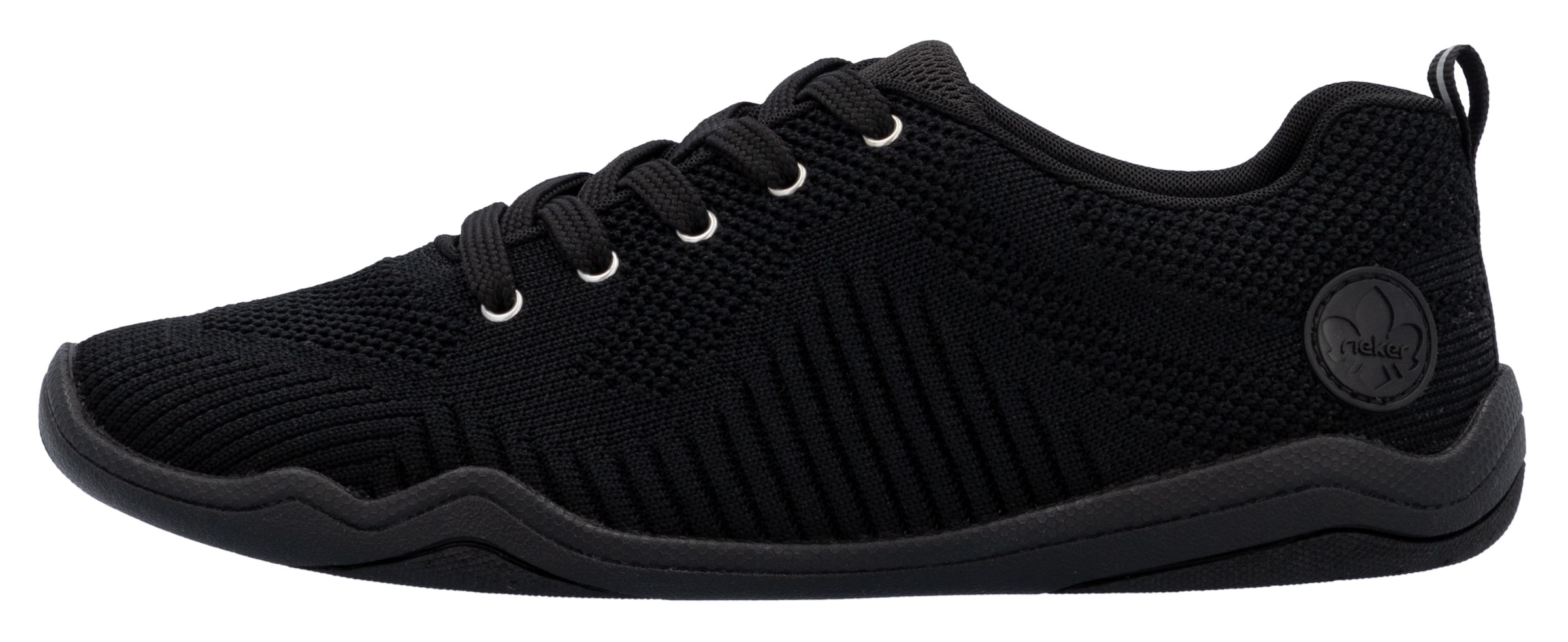 Rieker Sneaker, Barfußschuh, Schnürschuh, Halbschuh mit Schaftrandpolsterung