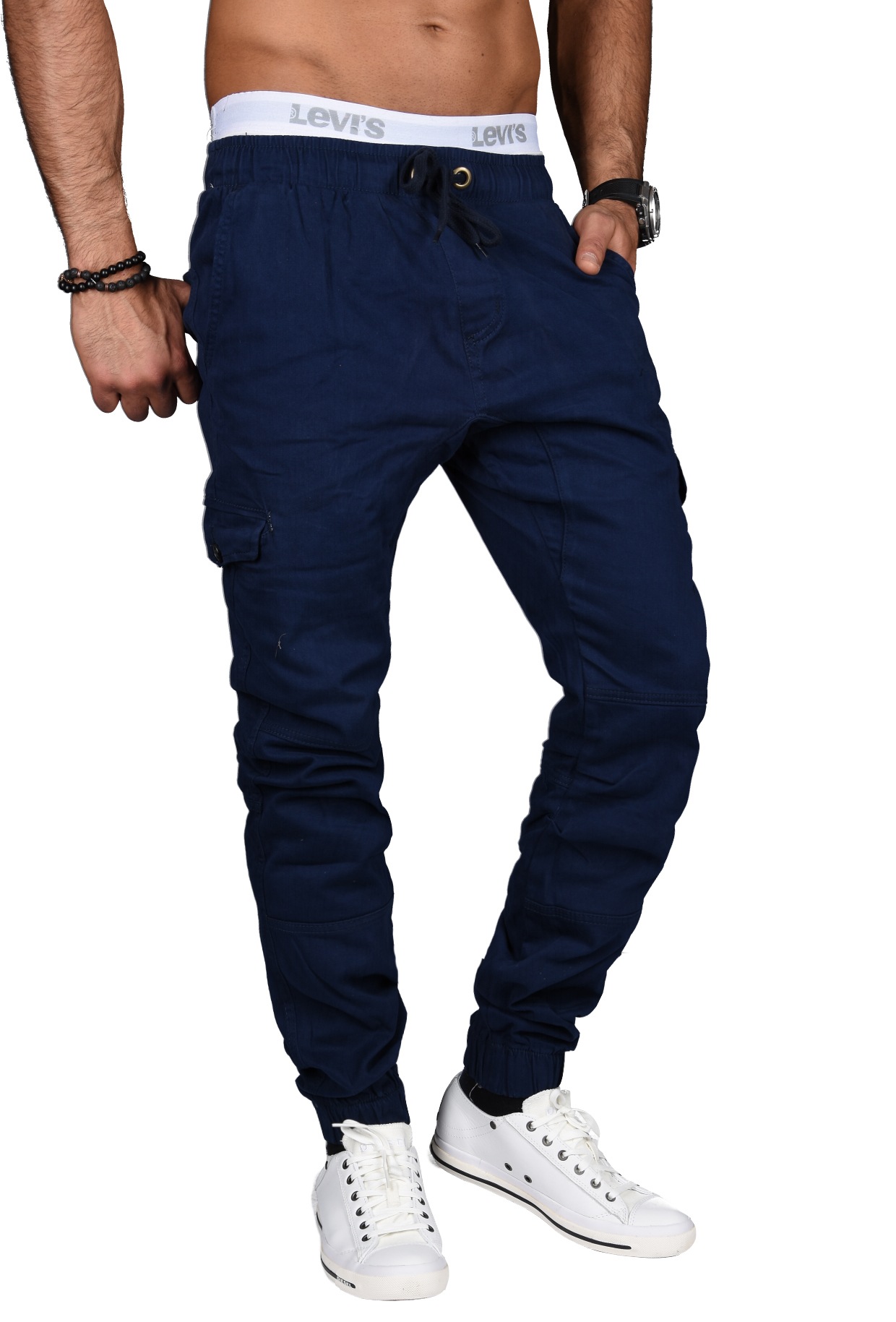 Alessandro Salvarini Cargohose "ASCuffy", Elastischer Bund mit Gummi verseh günstig online kaufen