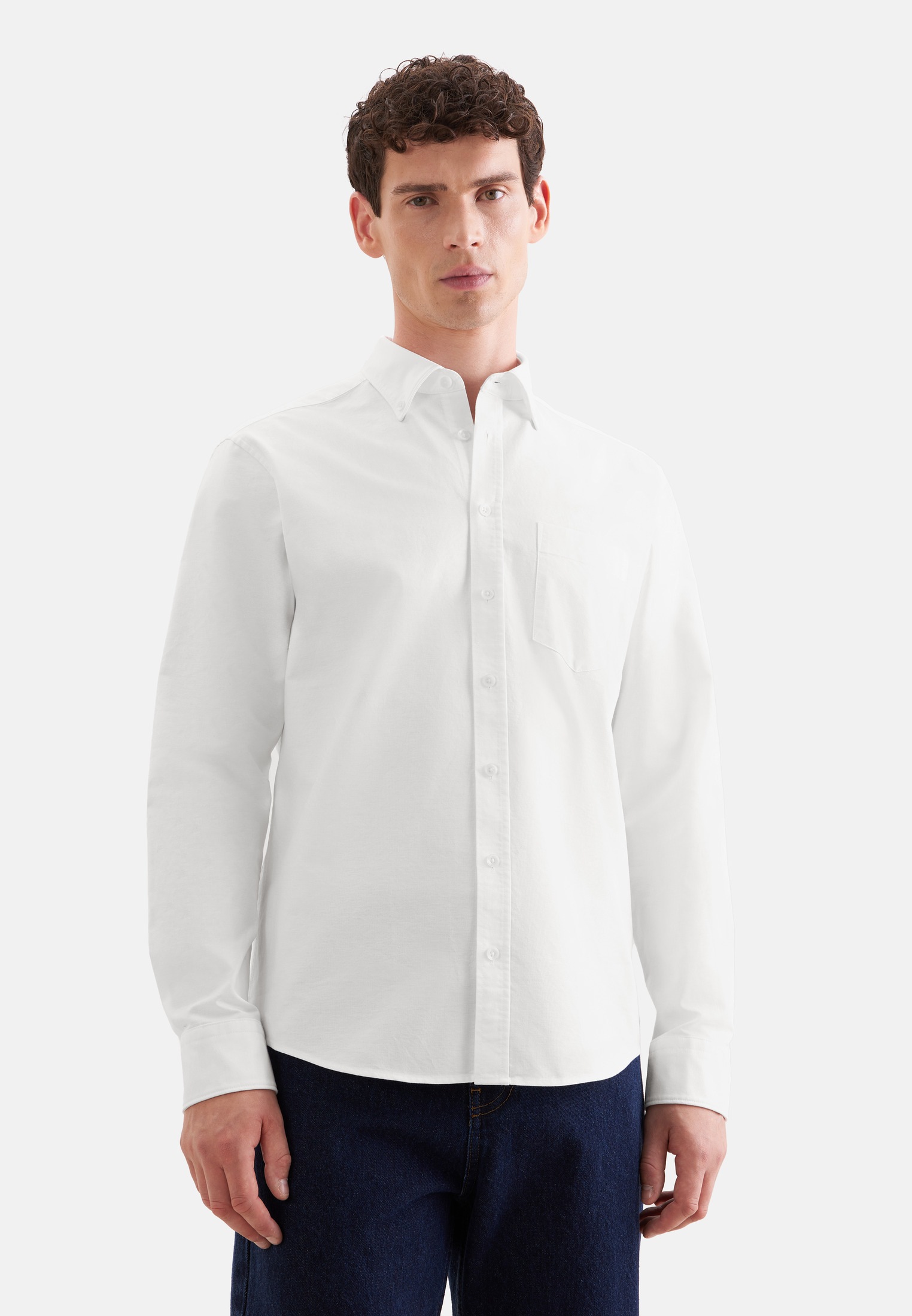seidensticker Businesshemd Regular 1/1 Button-Down-Kragen Uni