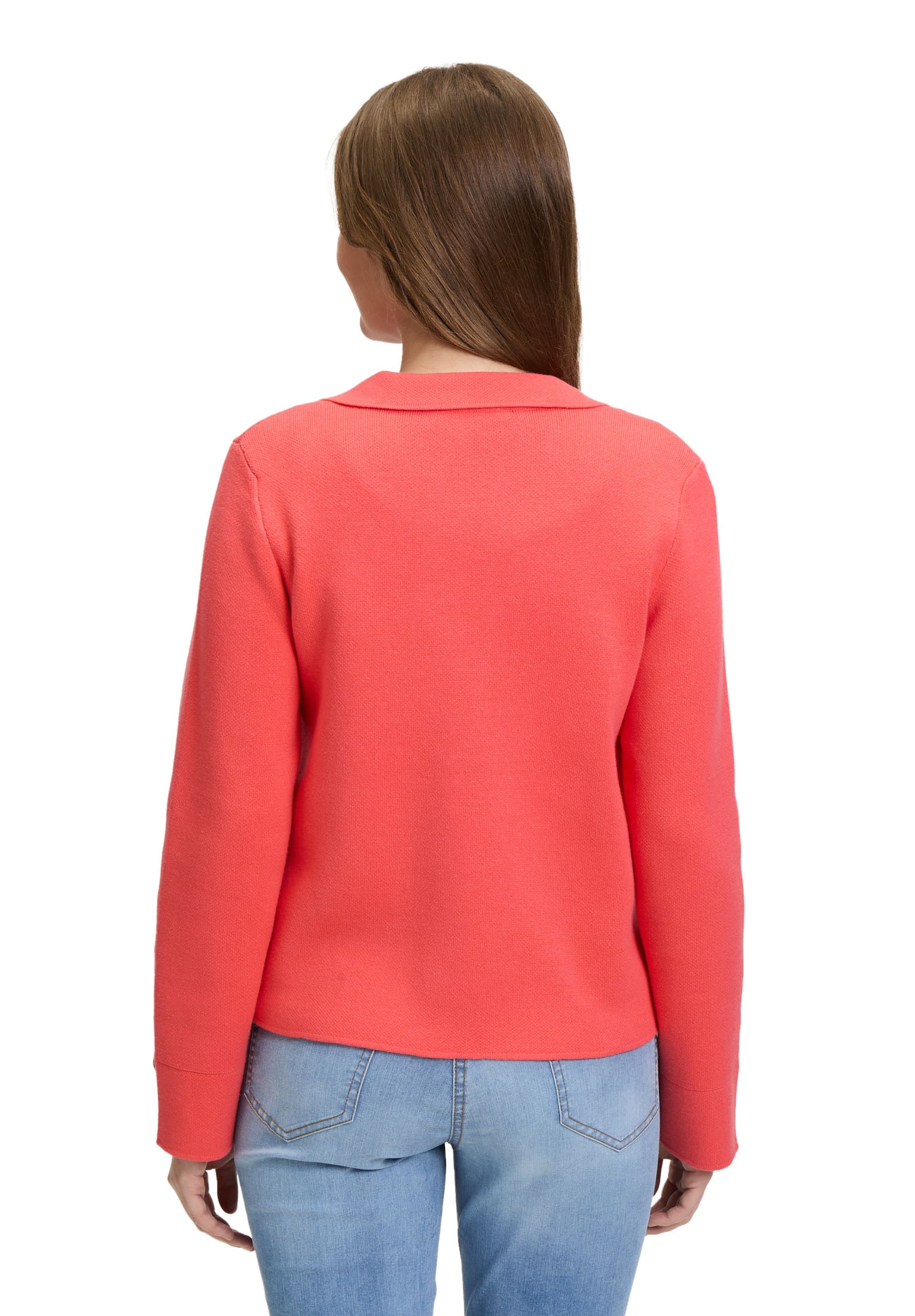 Betty Barclay Strickjacke »Betty Barclay Strickblazer mit aufgesetzten Taschen«, Knöpfe