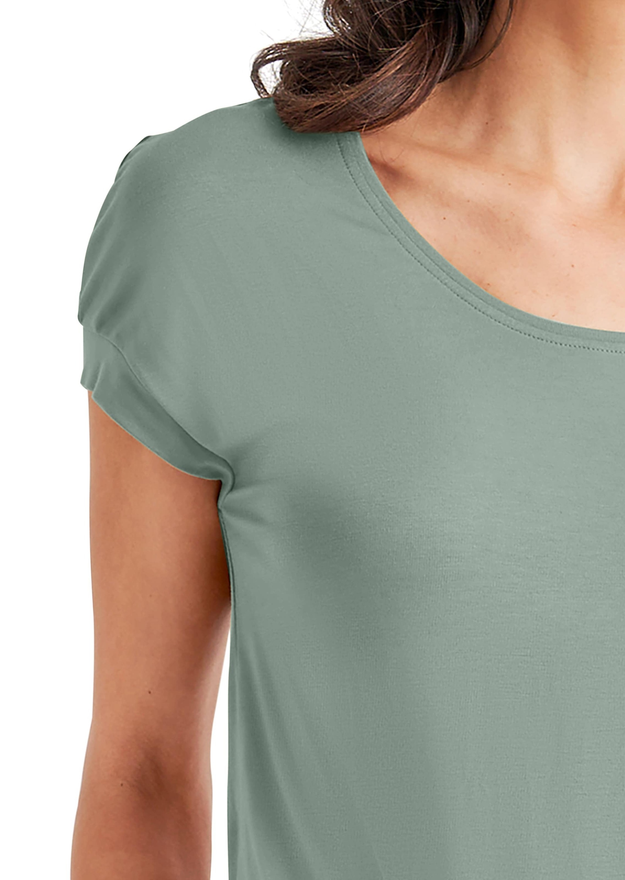 MADELEINE Kurzarmshirt »Shirt Shirt mit Rundhals-Ausschnitt«