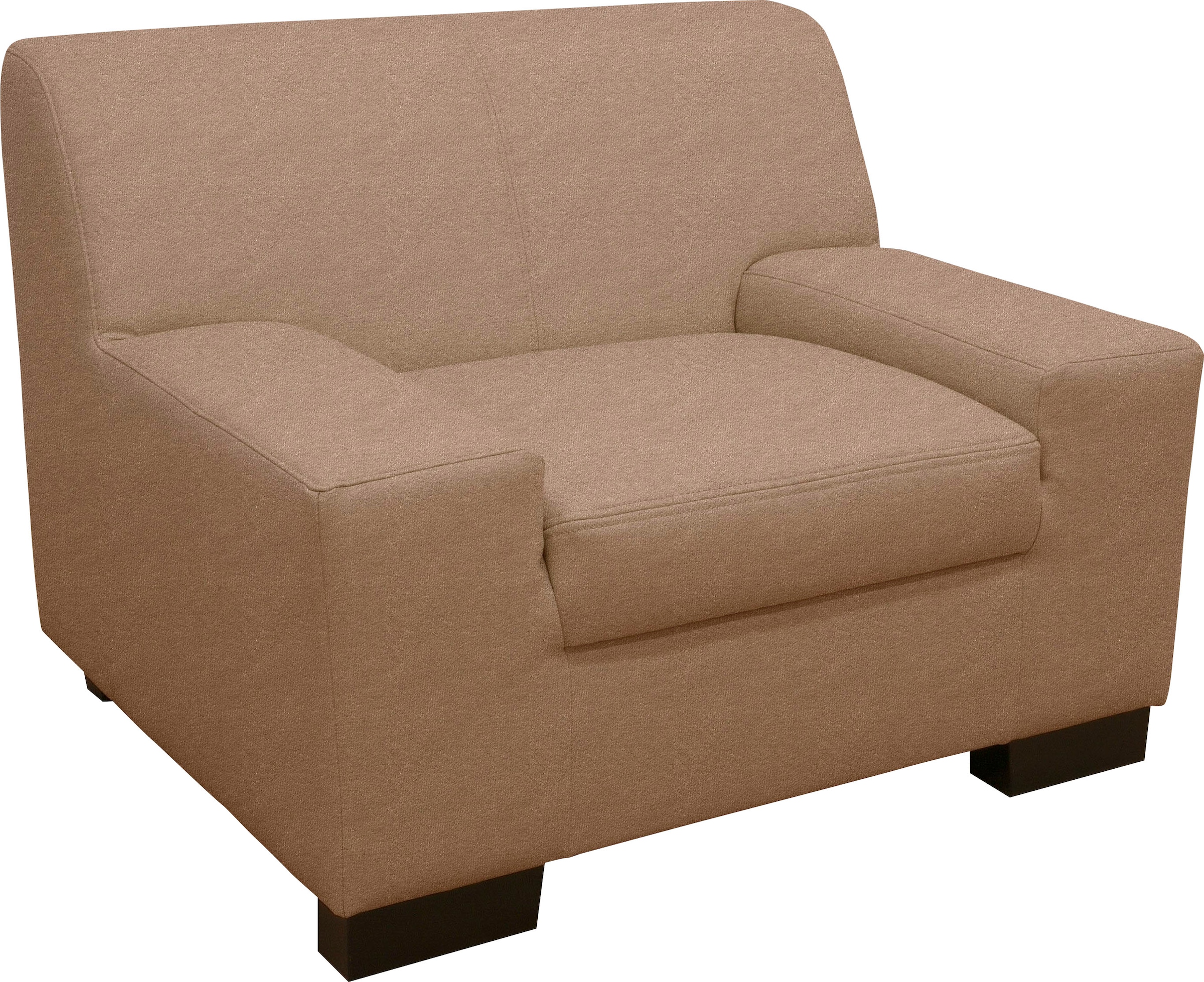 DOMO collection Sessel "Norma kubisch und zeitlos, komfortabel, flache Arml günstig online kaufen