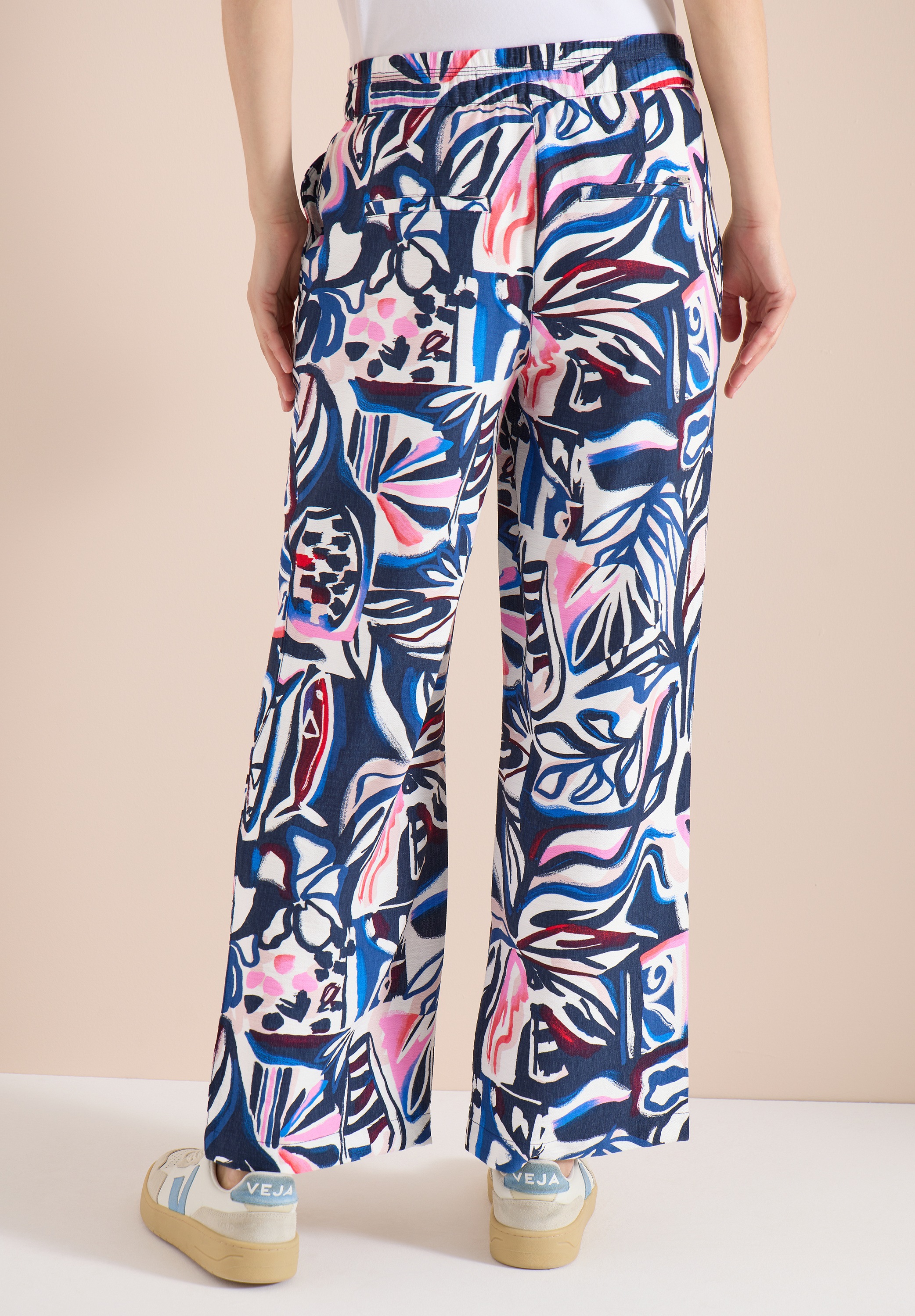 Cecil Stoffhose mit Print-Details günstig online kaufen