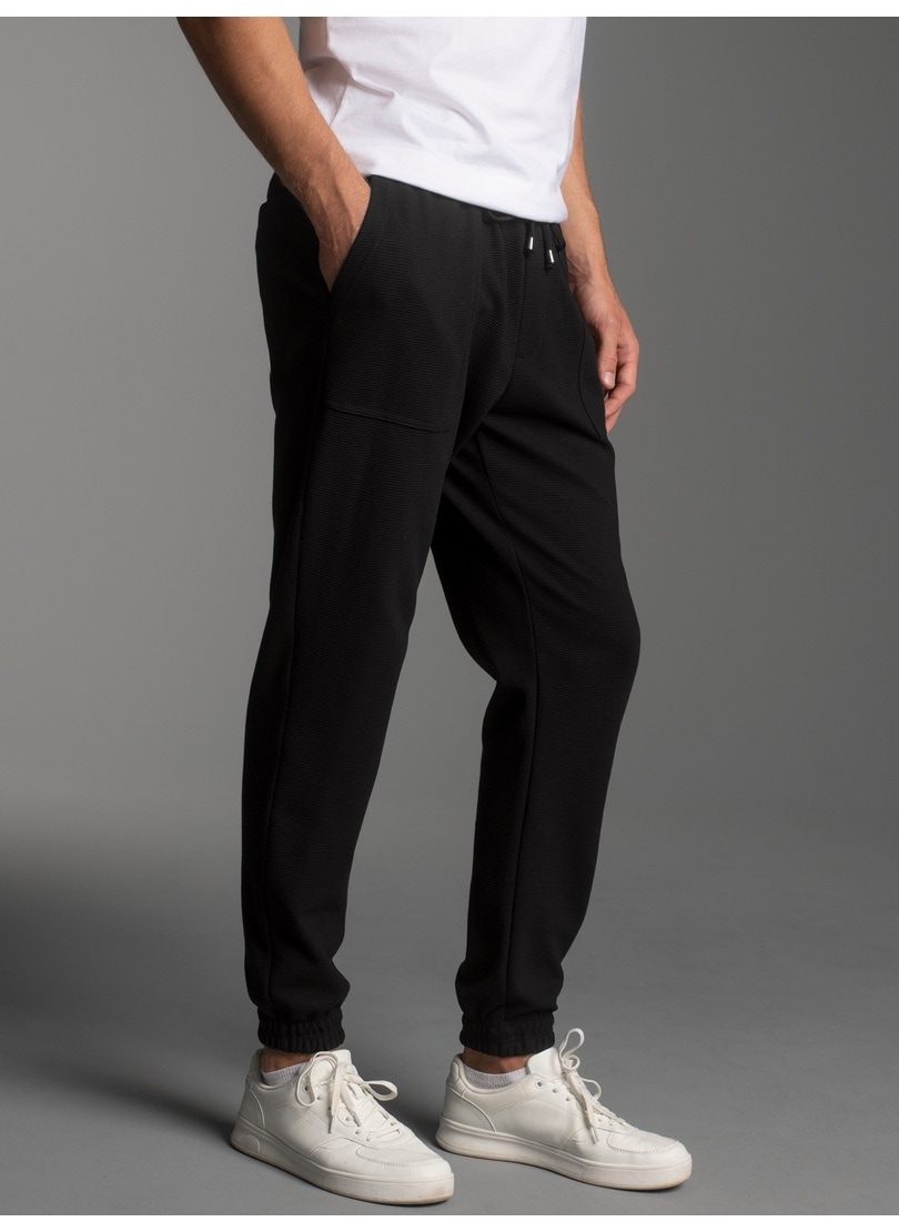 Trigema Jerseyhose "TRIGEMA Jogginghose mit aufgesetzten Taschen" günstig online kaufen