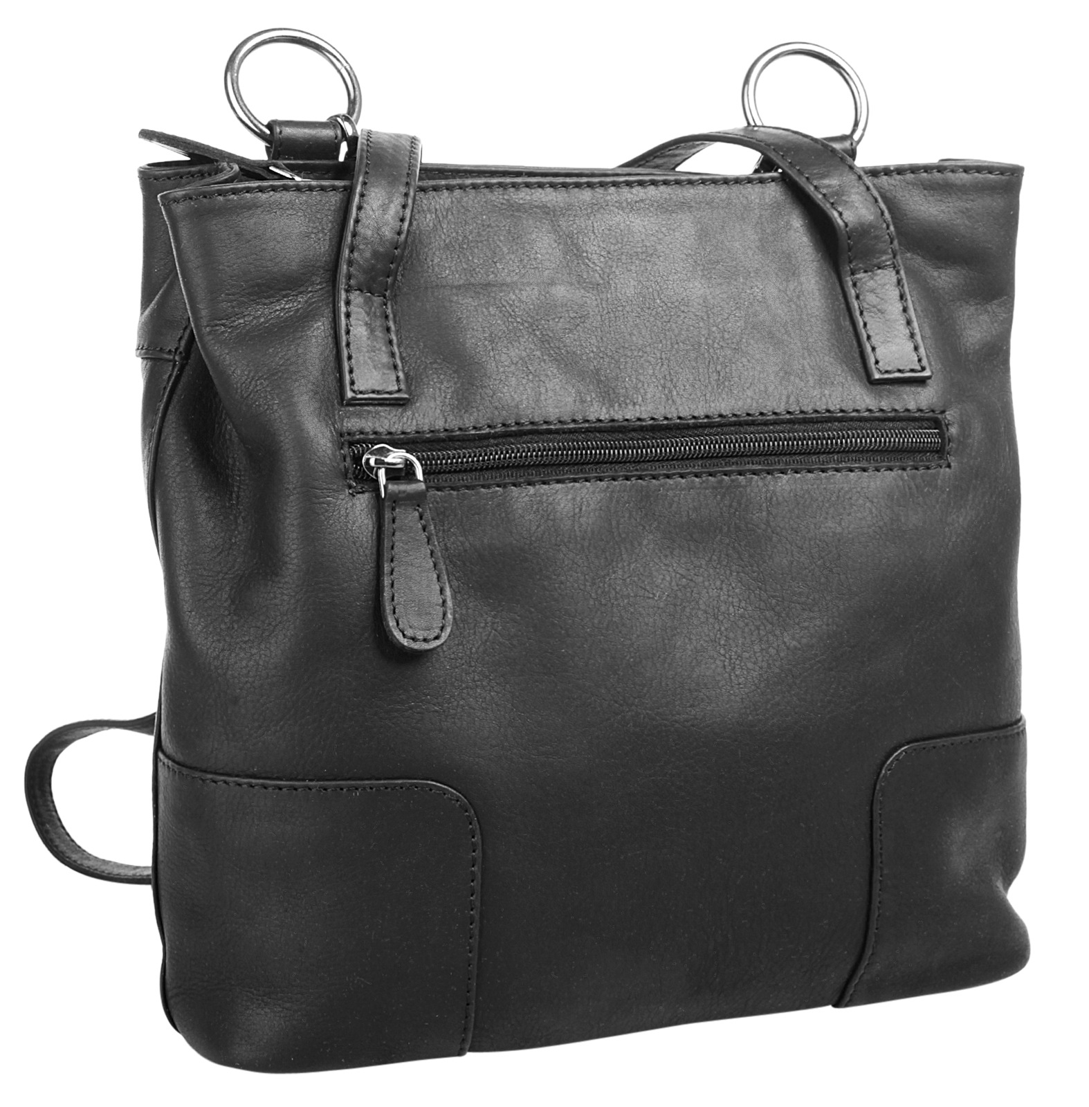 Cluty Cityrucksack, echt Leder
