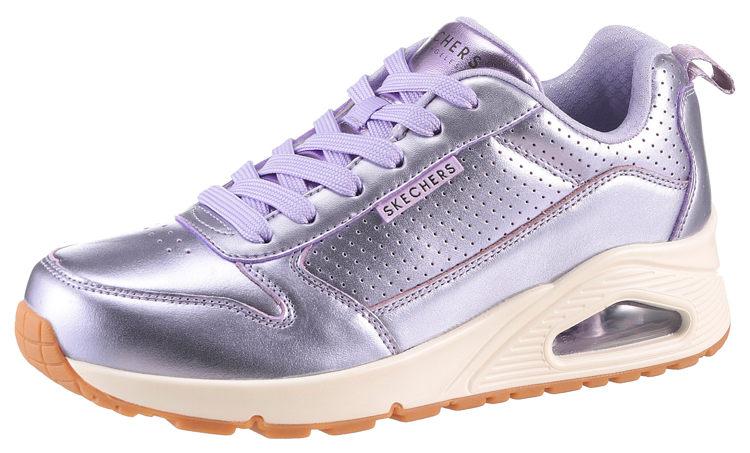 Skechers Sneaker "UNO-METALLIXS", Keilsneaker, Plateausneaker im Metallic-L günstig online kaufen