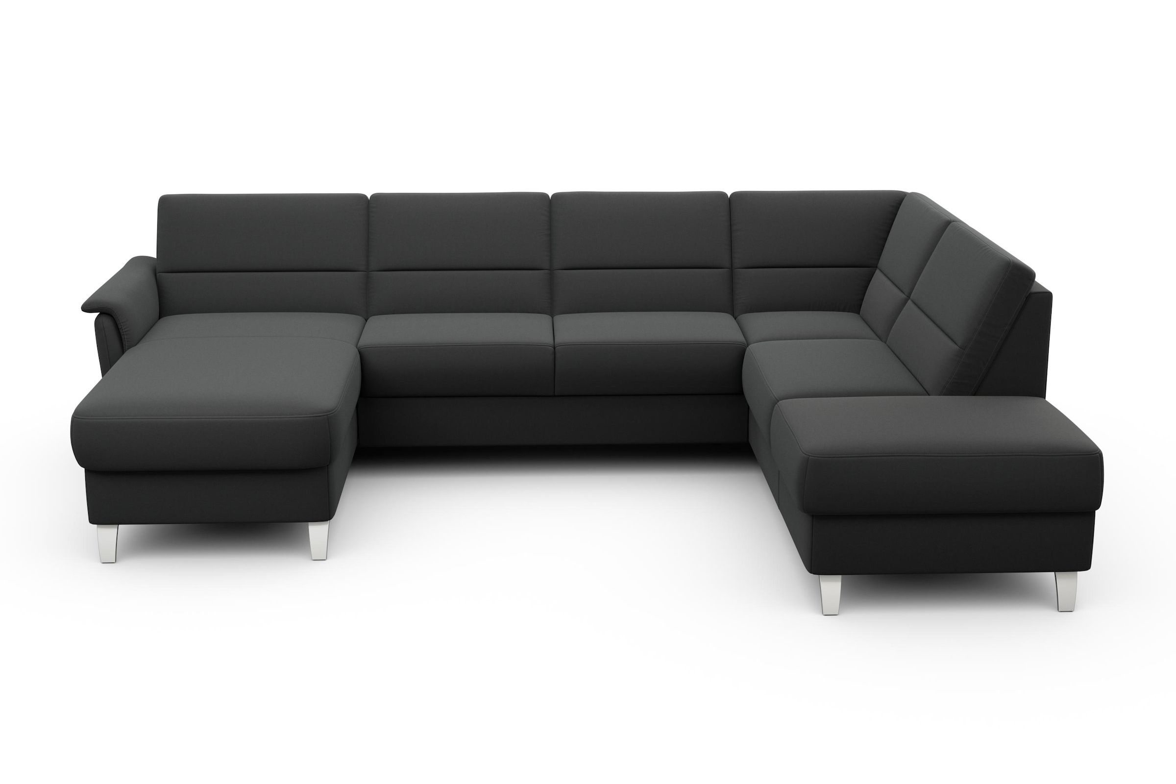 sit&more Wohnlandschaft "Palmera U-Form, B: 308 cm", optional Bettfunktion günstig online kaufen