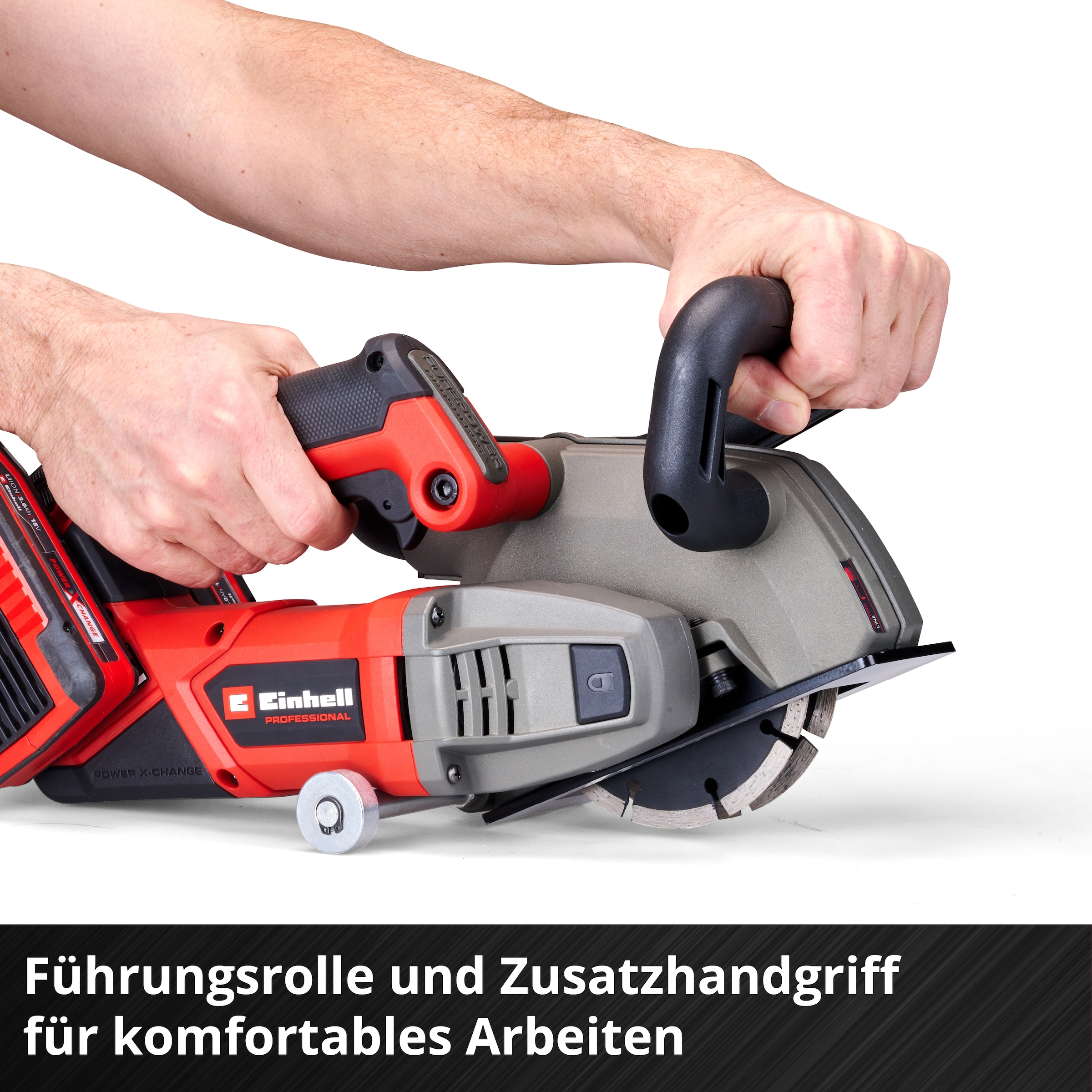 Einhell Mauernutfräse »TP-MA 36/30 Li BL - Solo«, mit 2 Diamant Trennscheiben und Tragetasche, ohne Akku und Ladegerät