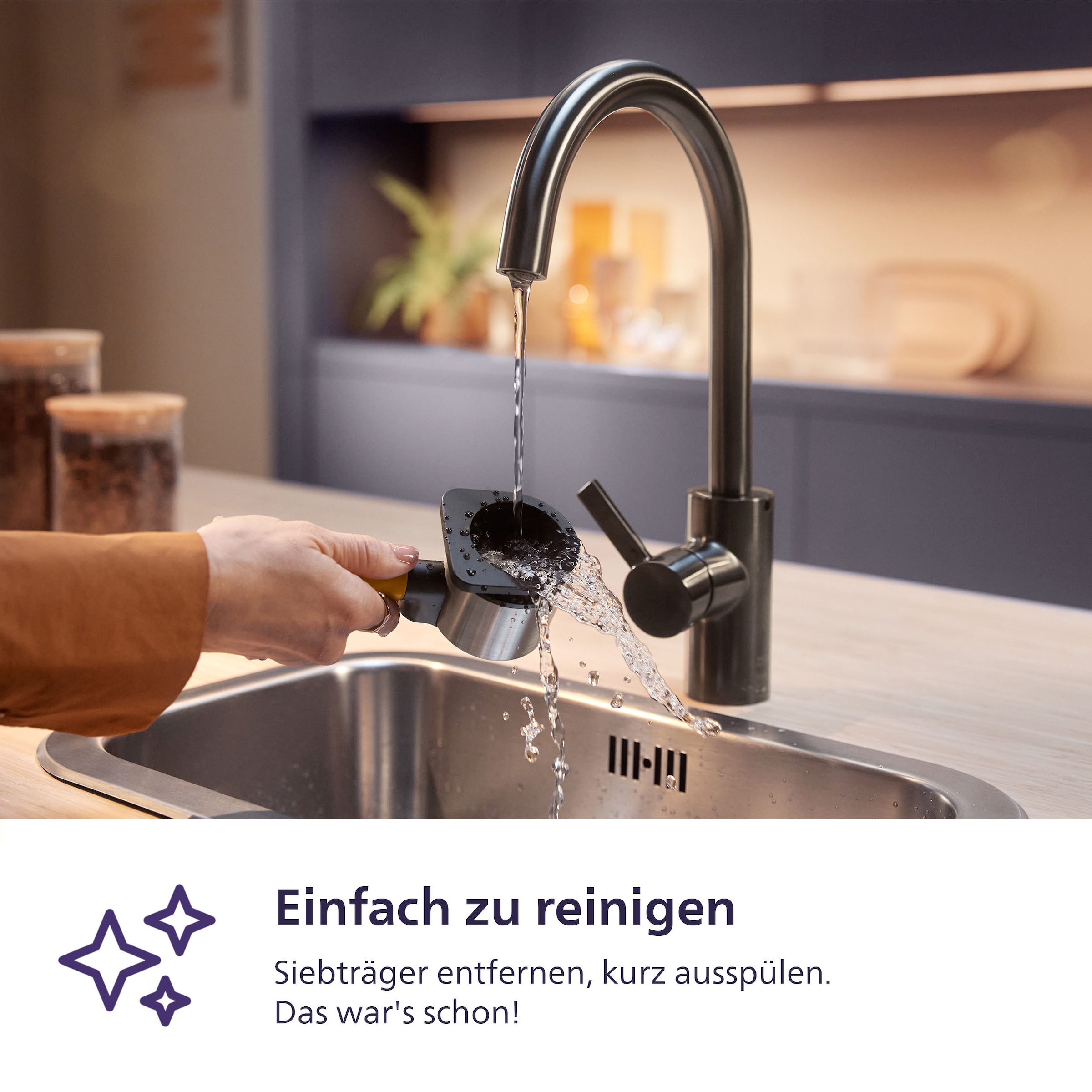 PHILIPS baristina Espressomaschine »BAR305/00 mit Mahlwerk für ganze Bohnen« 16 bar Pumpendruck, Naturweiß​