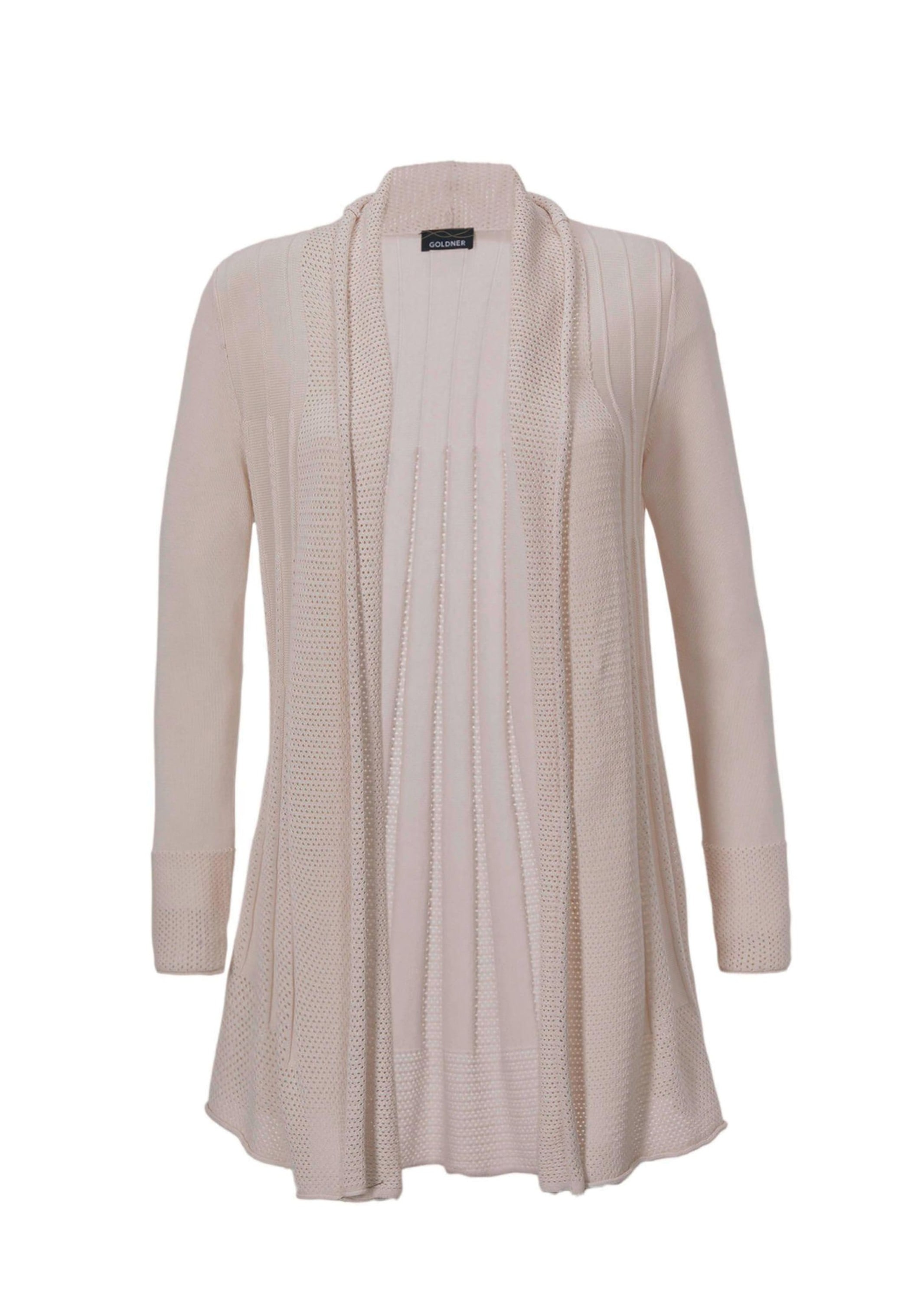 GOLDNER Strickjacke "Kurzgröße Strickjacke in raffinierter Struktur" günstig online kaufen
