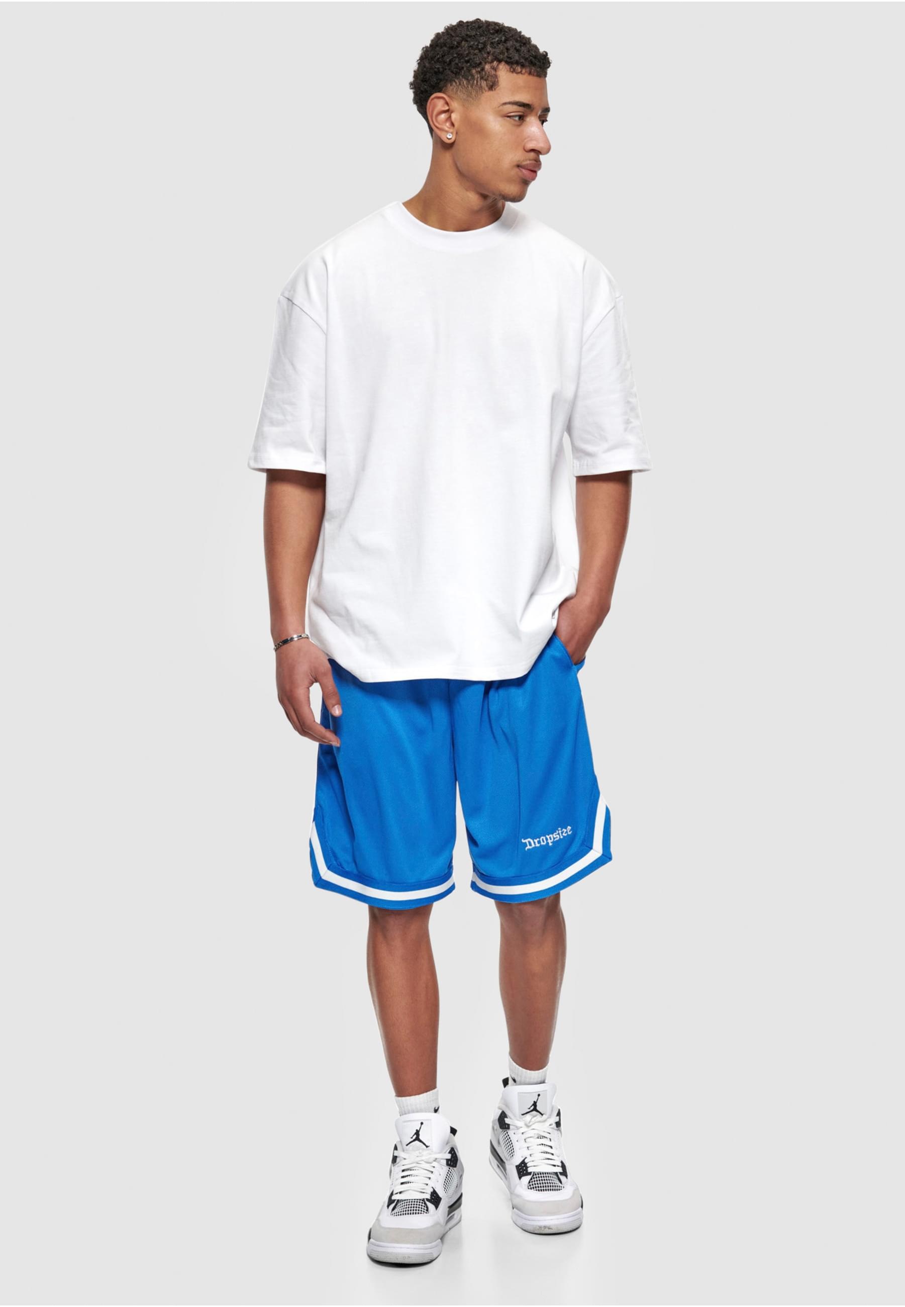 Dropsize Shorts »Dropsize Herren Dropsize Logo Mesh Shorts«, (1 tlg.)