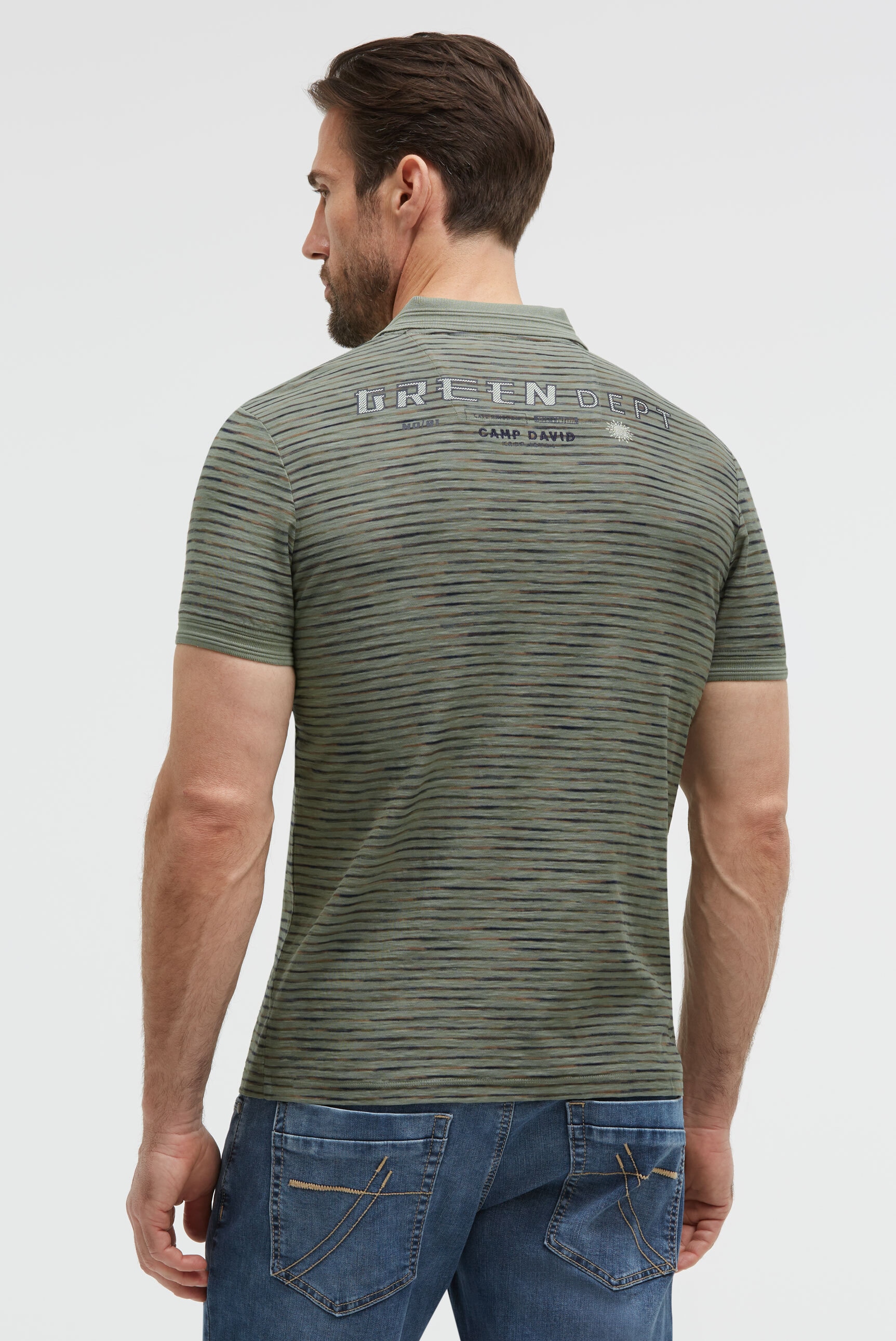 CAMP DAVID Poloshirt aus Baumwolle