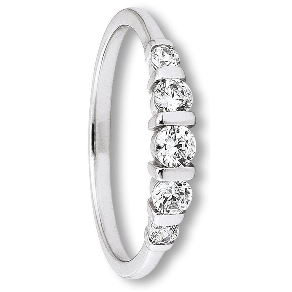 ONE ELEMENT Silberring »Zirkonia Ring aus 925 Silber« Damen Silber Schmuck