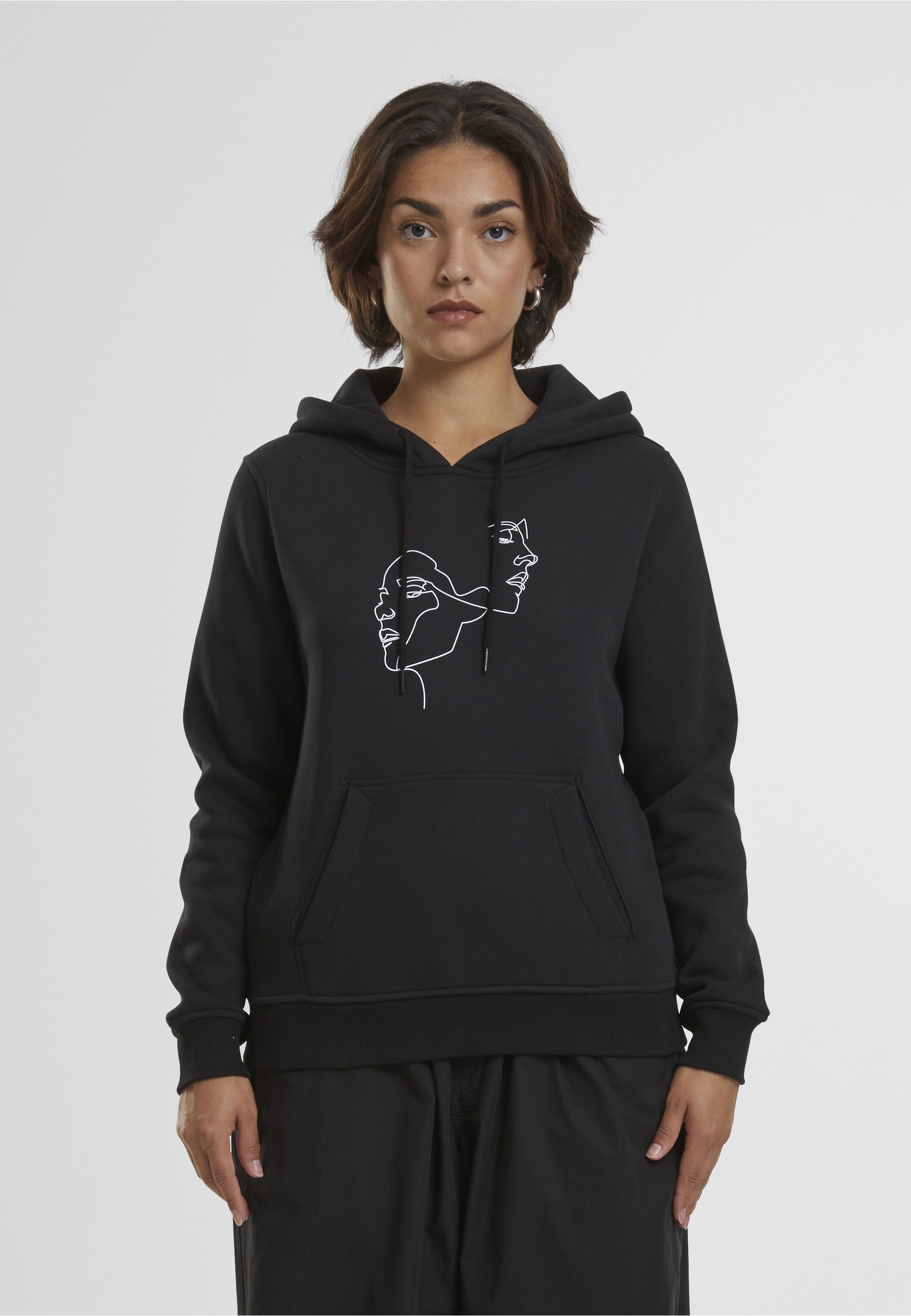MisterTee Kapuzensweatshirt »MisterTee Ladies One Line Fit Hoody«
