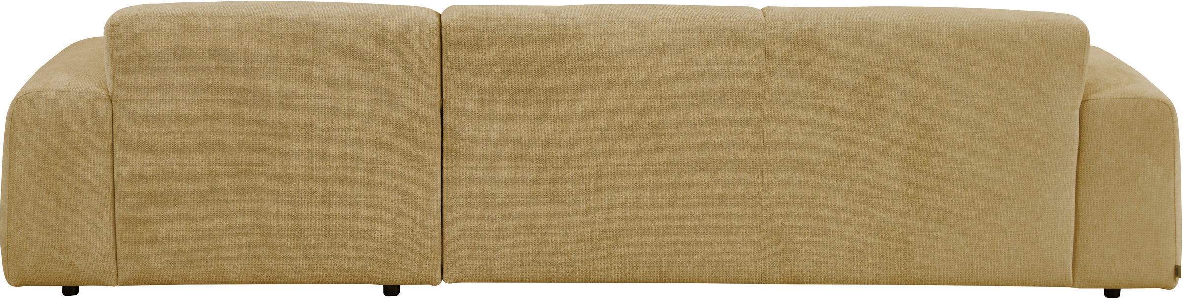 andas Ecksofa »Linkka, Breite 301 cm«, L-Form, in einem weichen Chenille-Stoff, mit Wellenunterfederung