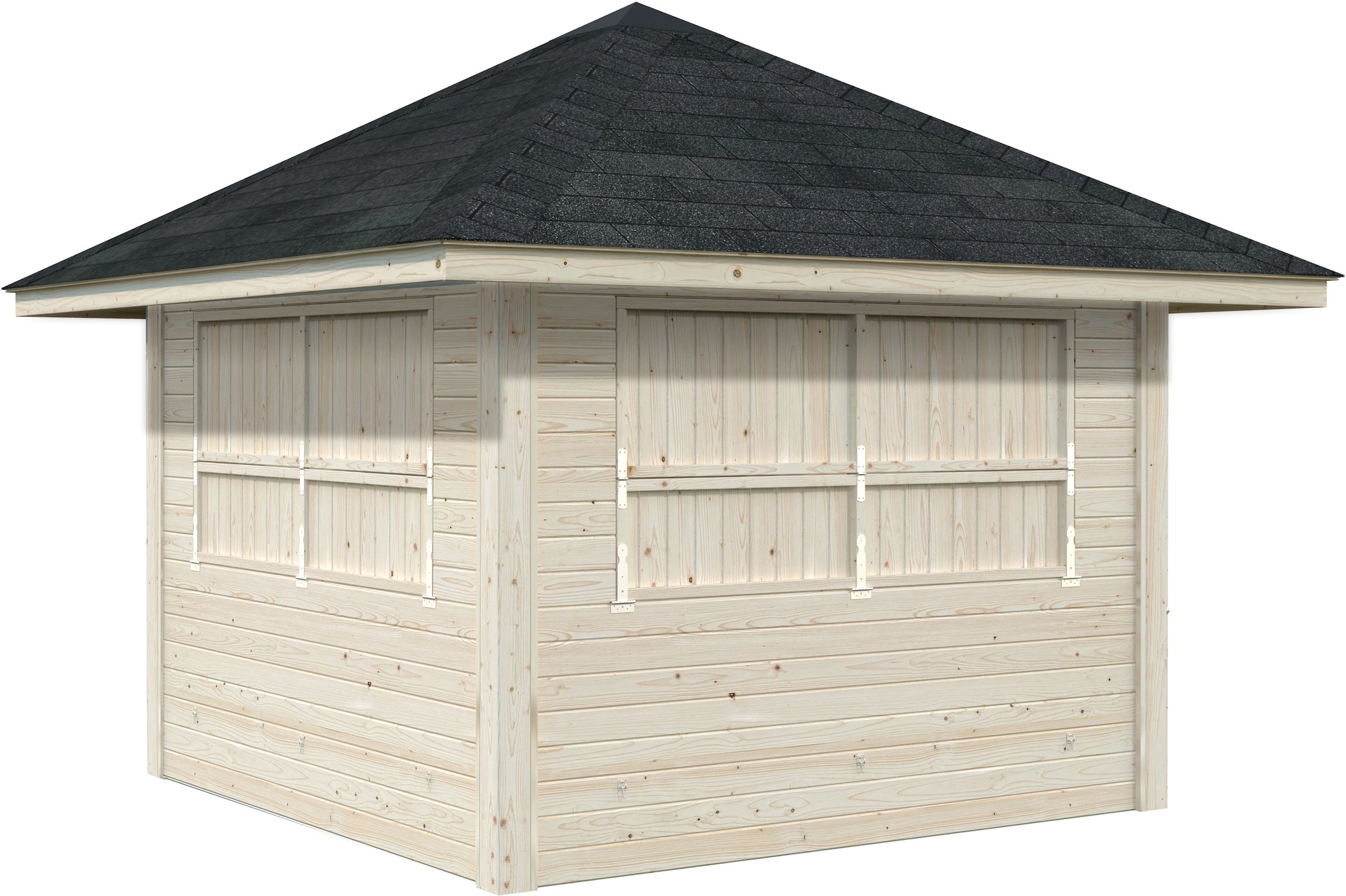 Palmako Holzpavillon »Bianca 8,3 m² Set 105« BxTxH: 384x384x319 cm