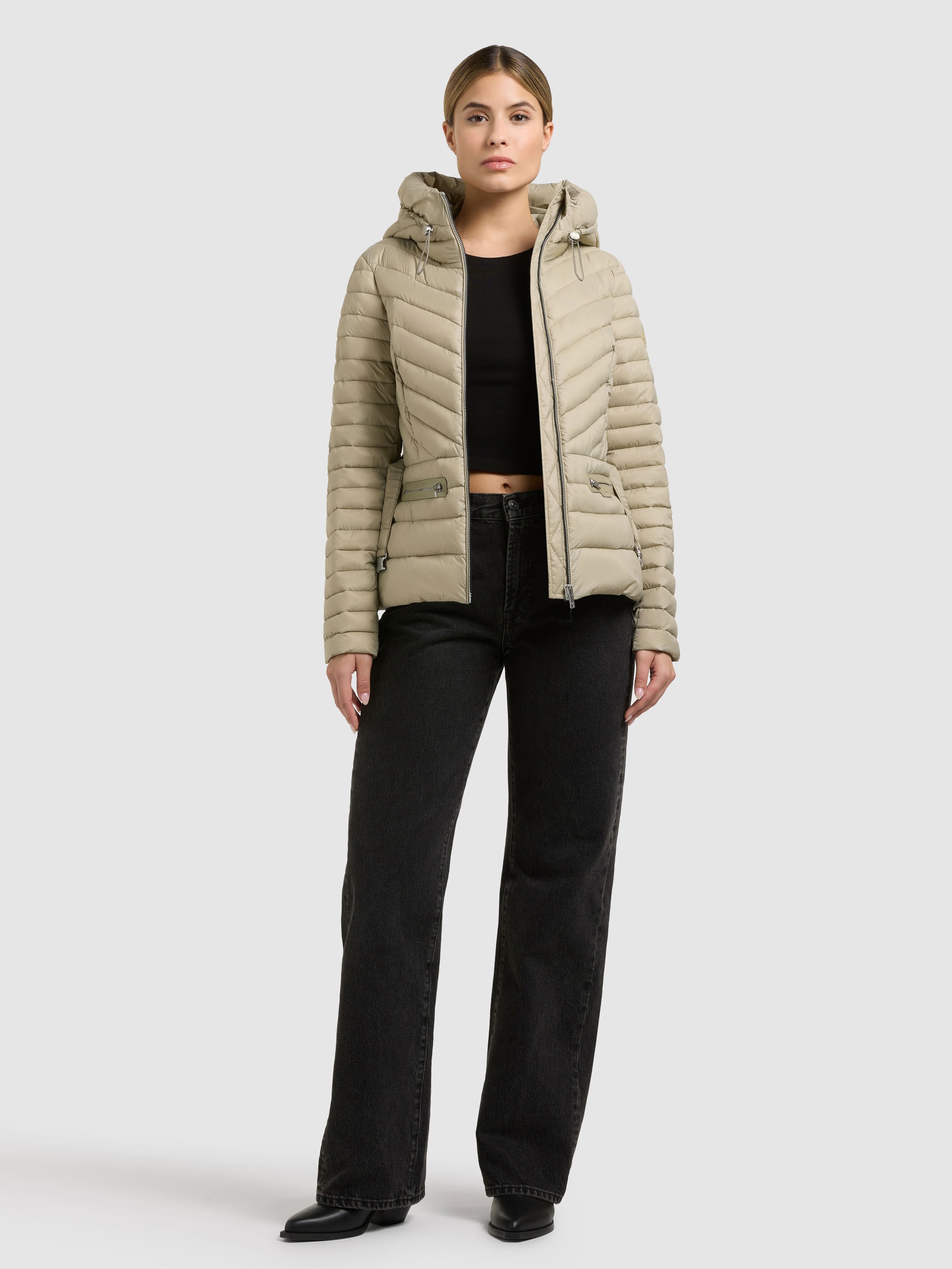 khujo Steppjacke »LORELLA« mit Kapuze