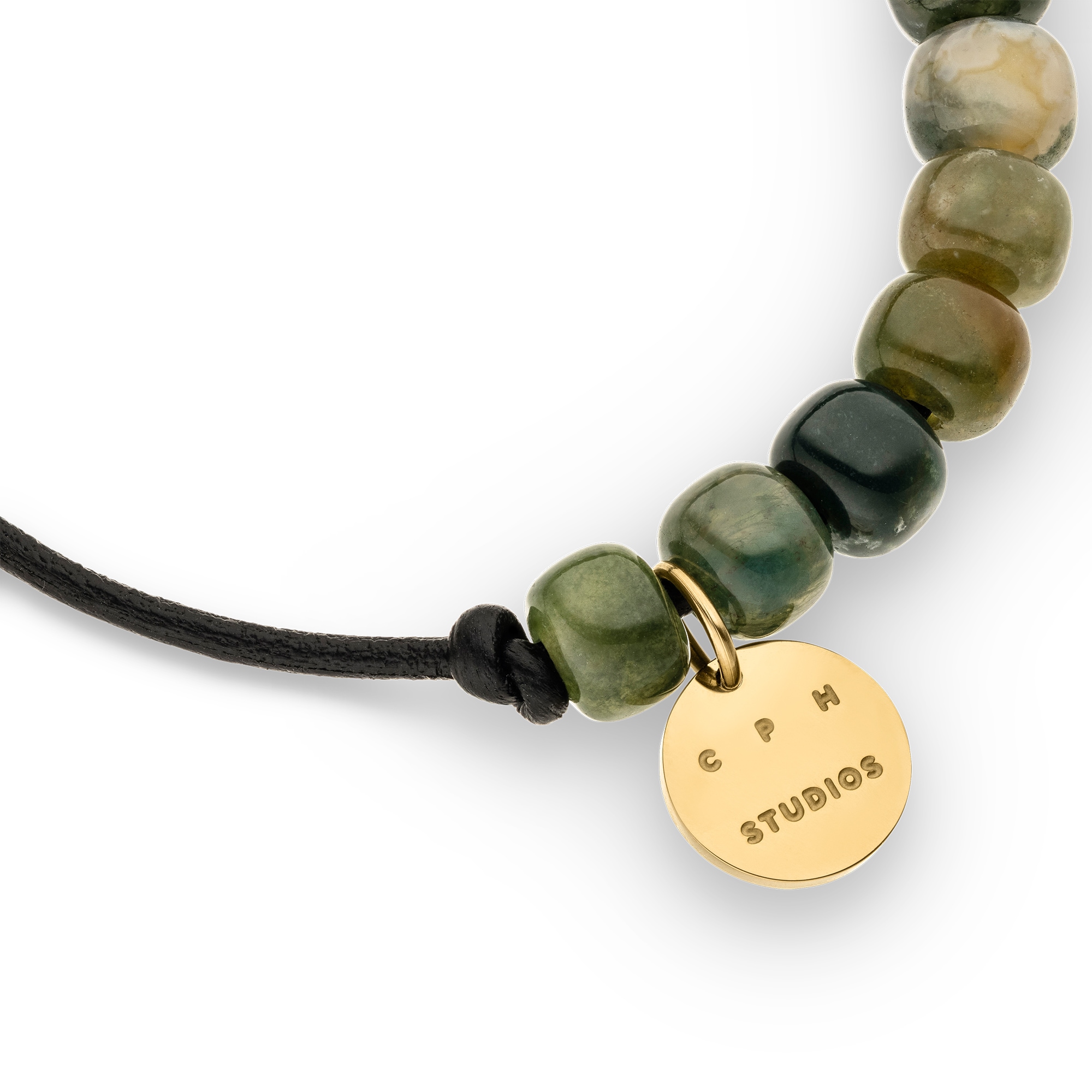 Copenhagen Studios Armband »Schmuck Geschenk Edelstahl Beads« mit Tigerauge oder Agate