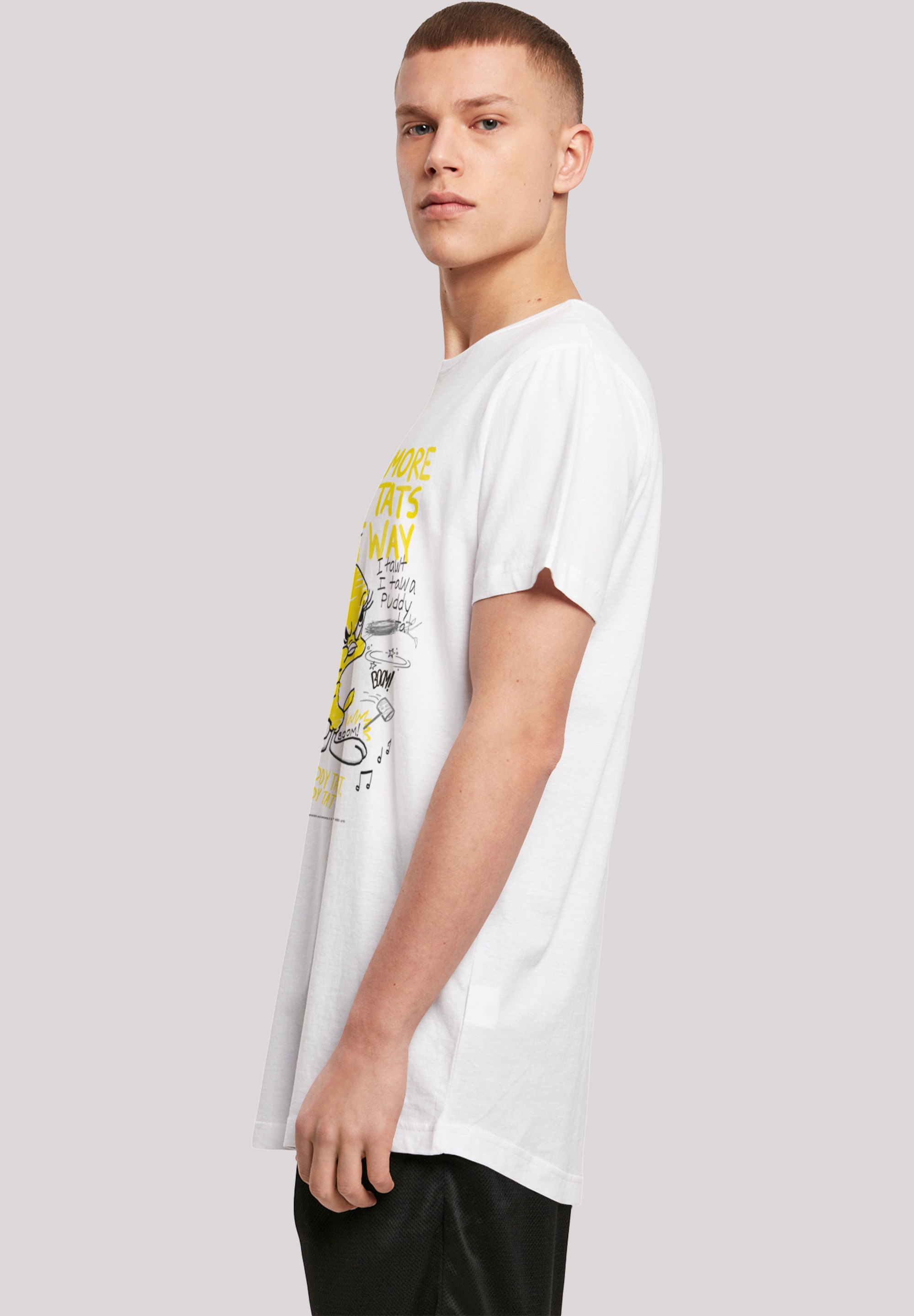 F4NT4STIC T-Shirt »Looney Tunes Tweety Pie More Puddy Tats«, Herren,Premium Merch,Lang,Longshirt,Bedruckt