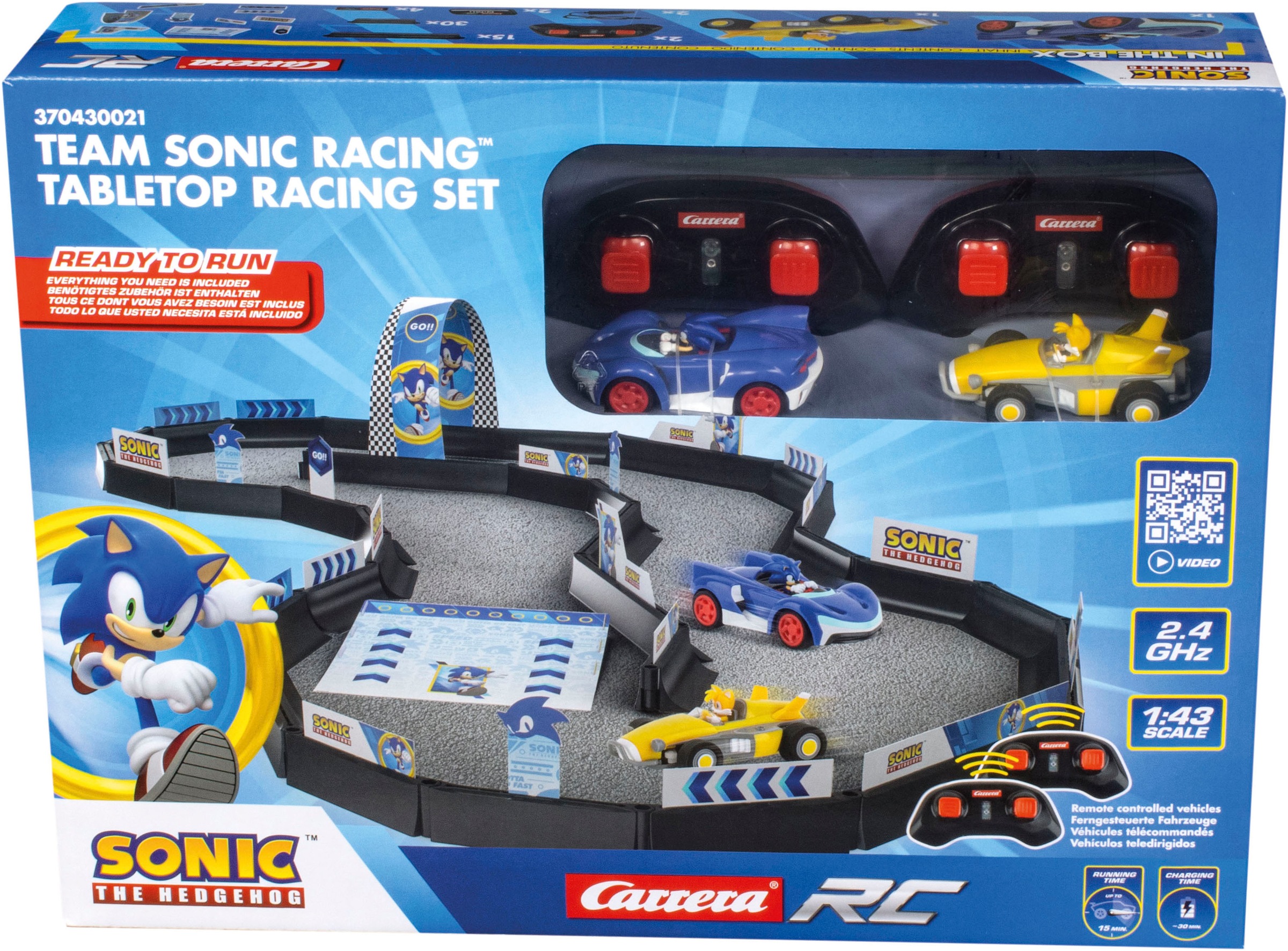 Carrera® RC-Figur »Carrera® RC, Spielset, Team Sonic Racing™ Tabletop Racing Set«, Mini Race Track