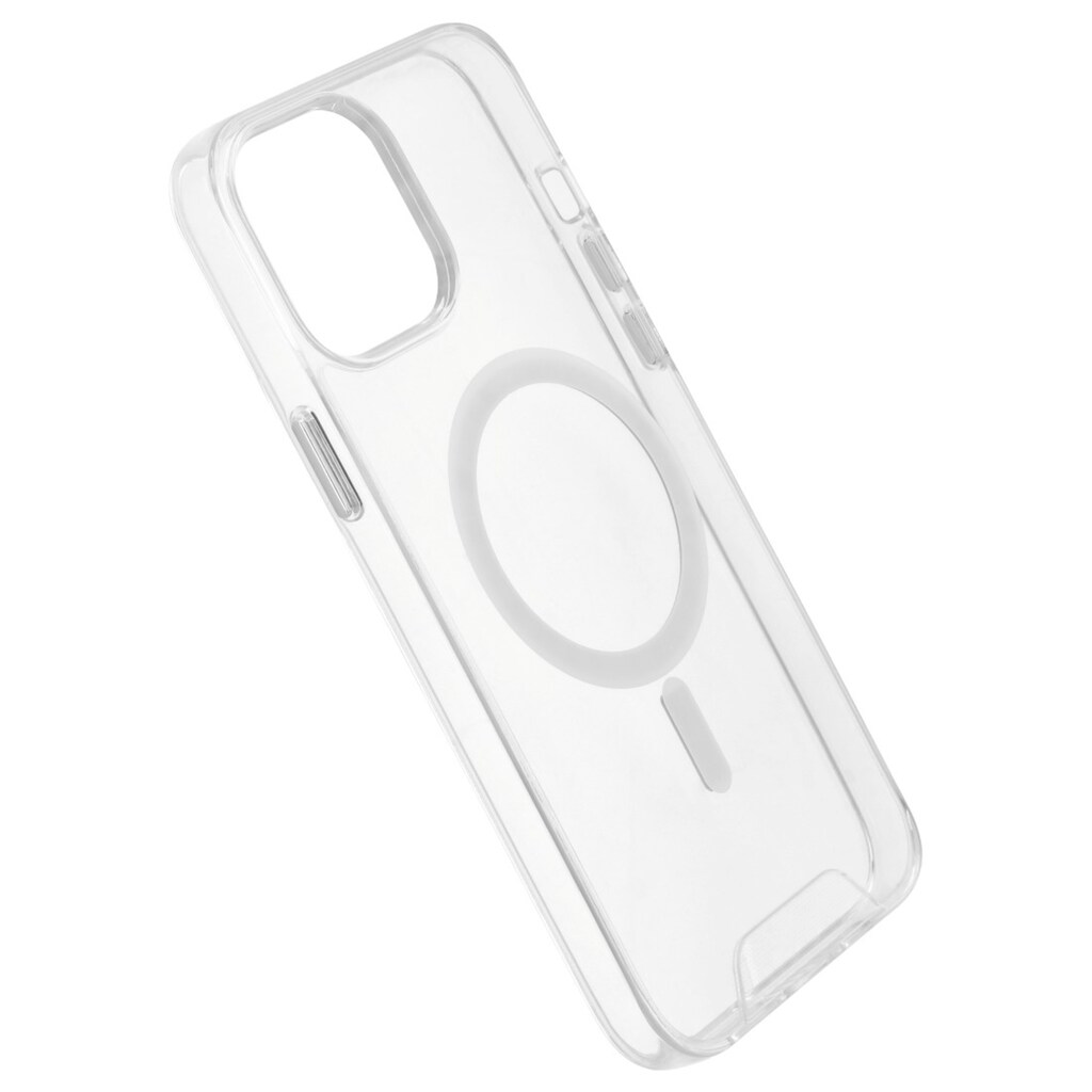 Hama Smartphone-Hülle »Cover für Apple iPhone 12 Pro Max mit Magnetring, Transparent«, iPhone 12 Pro Max