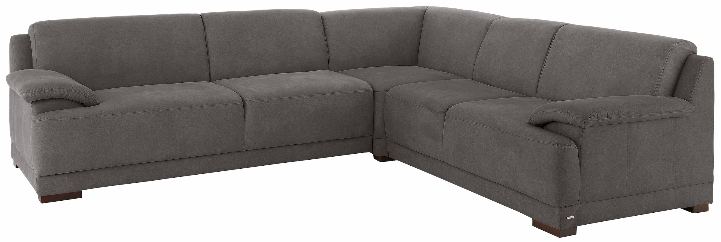 Home affaire Ecksofa »Telos mit Boxspring Unterfederung für hohen Komfort, L-Form«, mit Boxspring-Federung für tollen Sitzkomfort. Zeitlos und komfortabel