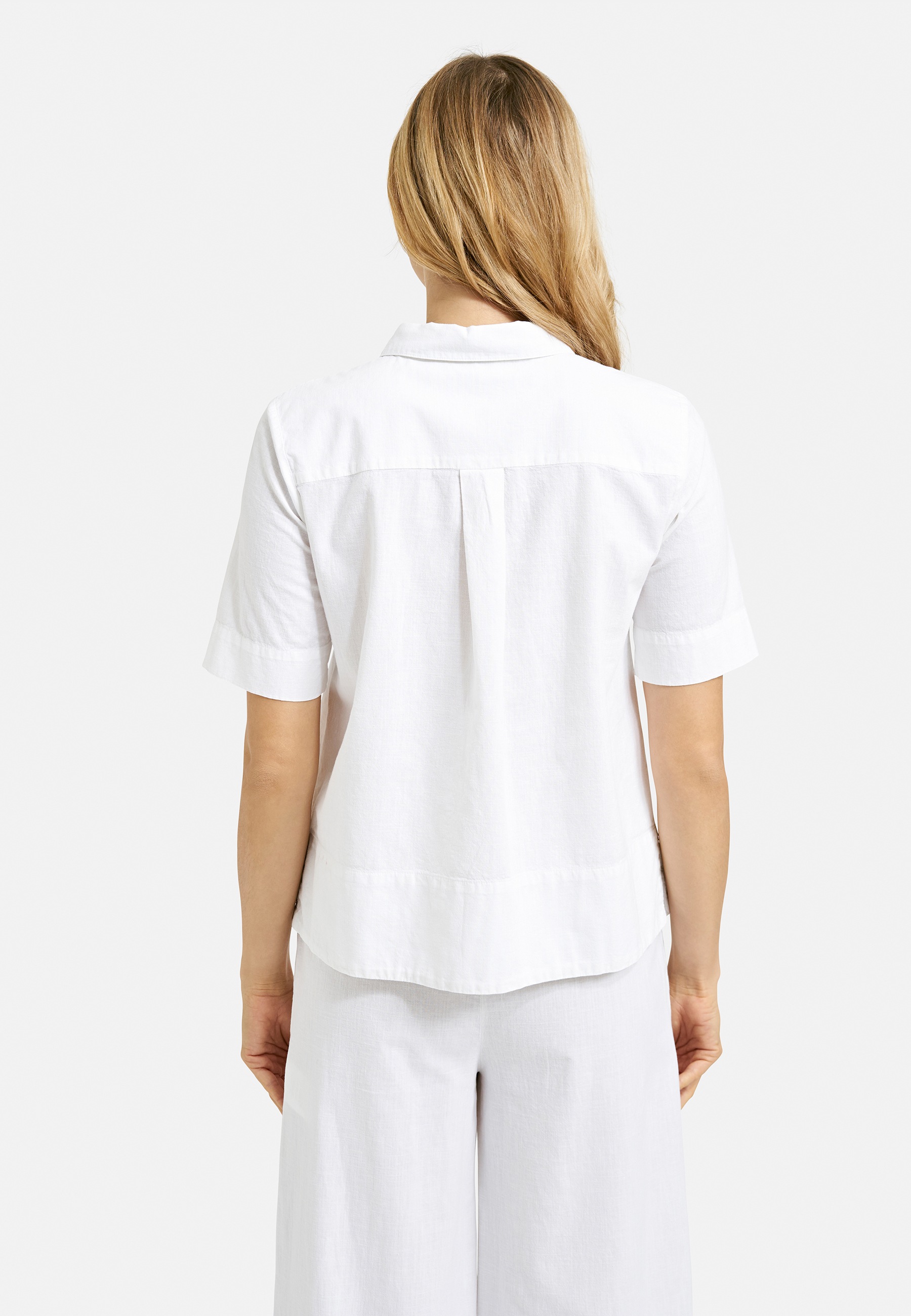 Thumbnail - Milano Italy Kurzarmbluse mit Seitenschlitze