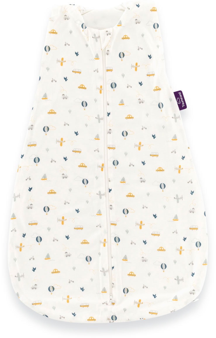TRÄUMELAND Baby Babyschlafsack "Sommerschlafsack LIEBMICH TENCEL BrummBrumm, in den Größen 60-110", bunt, Bezug: 70% Lyocell (TENCEL ), 30%