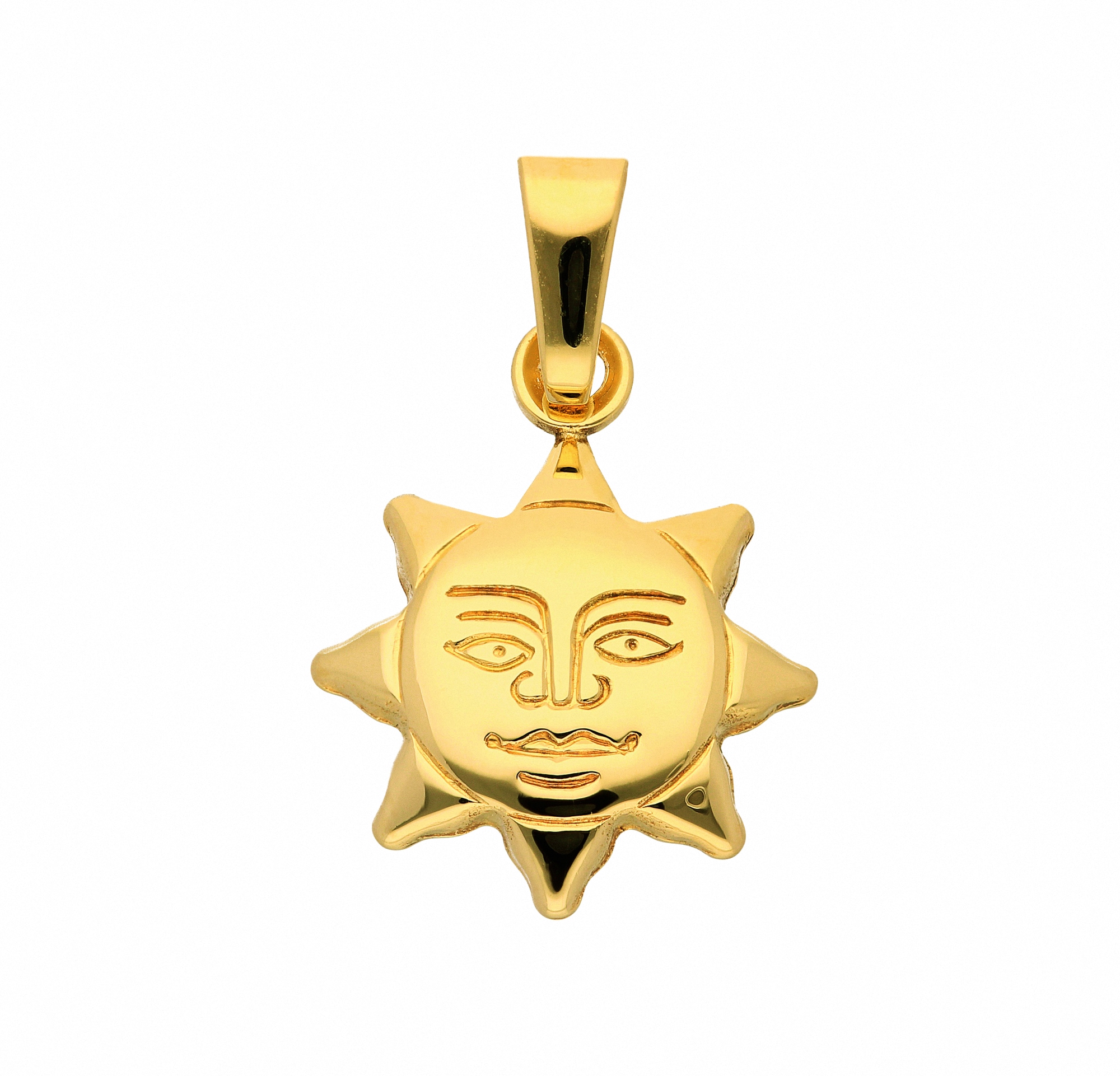 online mit Kette Anhänger Set Schmuckset Halskette | Adelia´s Sonne«, BAUR Anhänger kaufen Gold mit »333 -