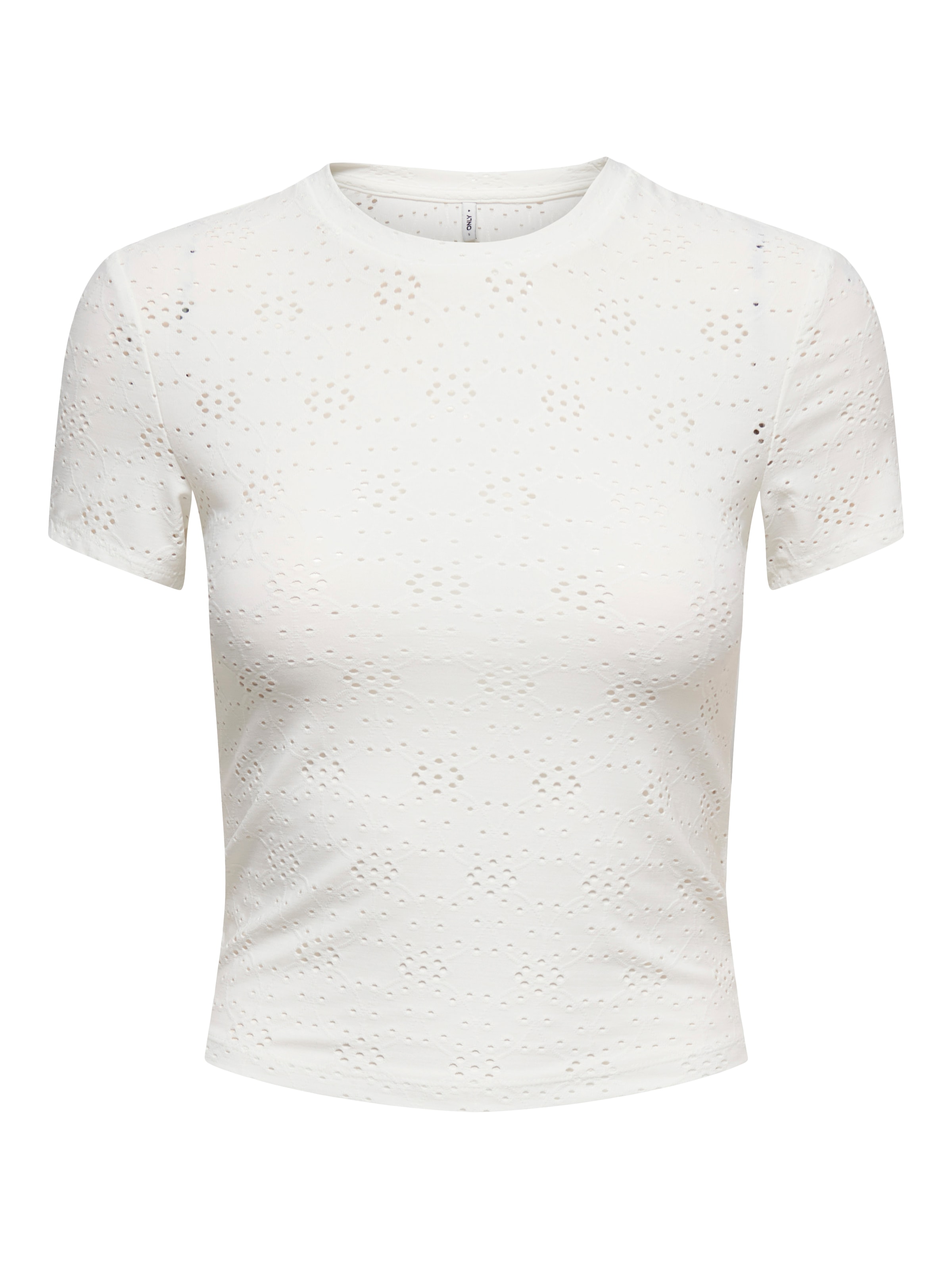 ONLY T-Shirt "ONLSMILLA NEW S/S TOP JRS" Materialmix, slim fit, Rundhals günstig online kaufen