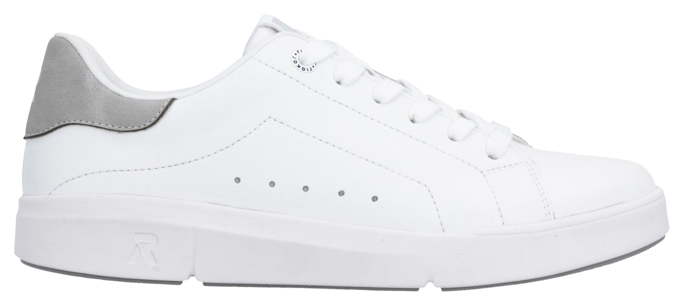 RIEKER Sport Sneaker  in monochromer Optik, Freizeitschuh, Halbschuh, Schnürschuh