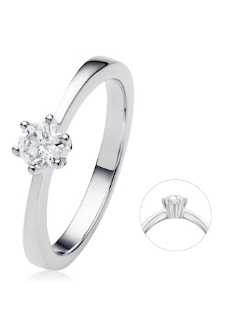 ONE ELEMENT Diamantring »0,25 ct Diamant Brillant Ring aus 750 Weißgold«, Damen Gold... kaufen