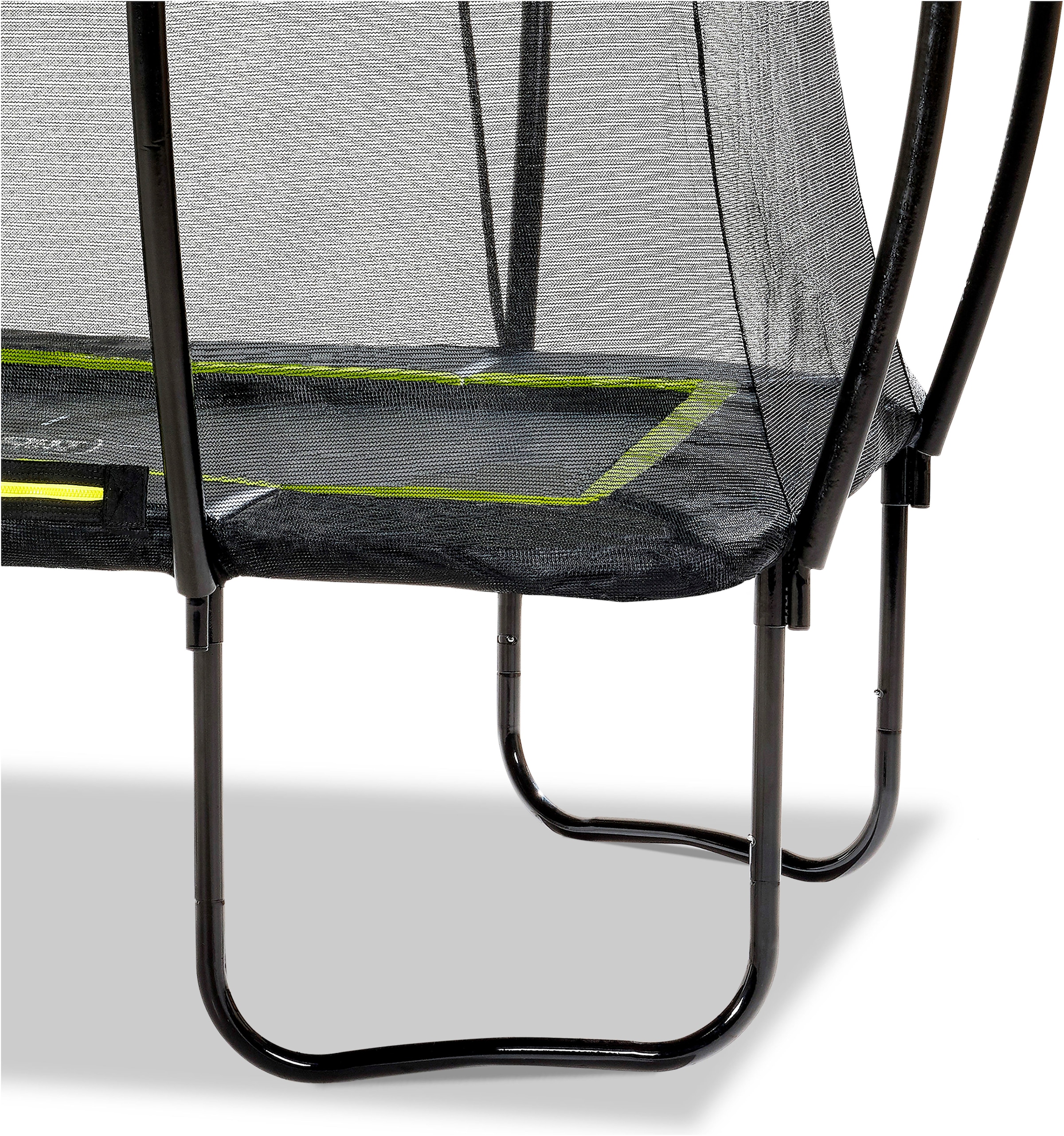 EXIT Gartentrampolin »Silhouette, schwarz«, mit Sicherheitsnetz
