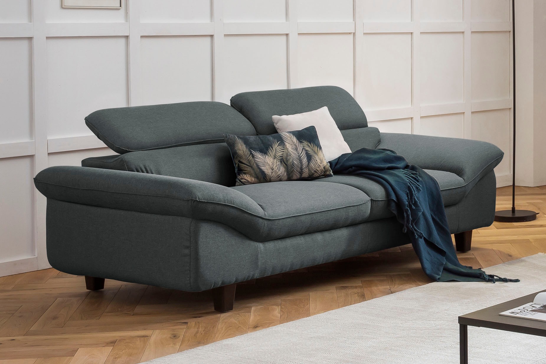 Home affaire 2-Sitzer »Pilot«, Big-Sofa mit Kopfteilverstellung