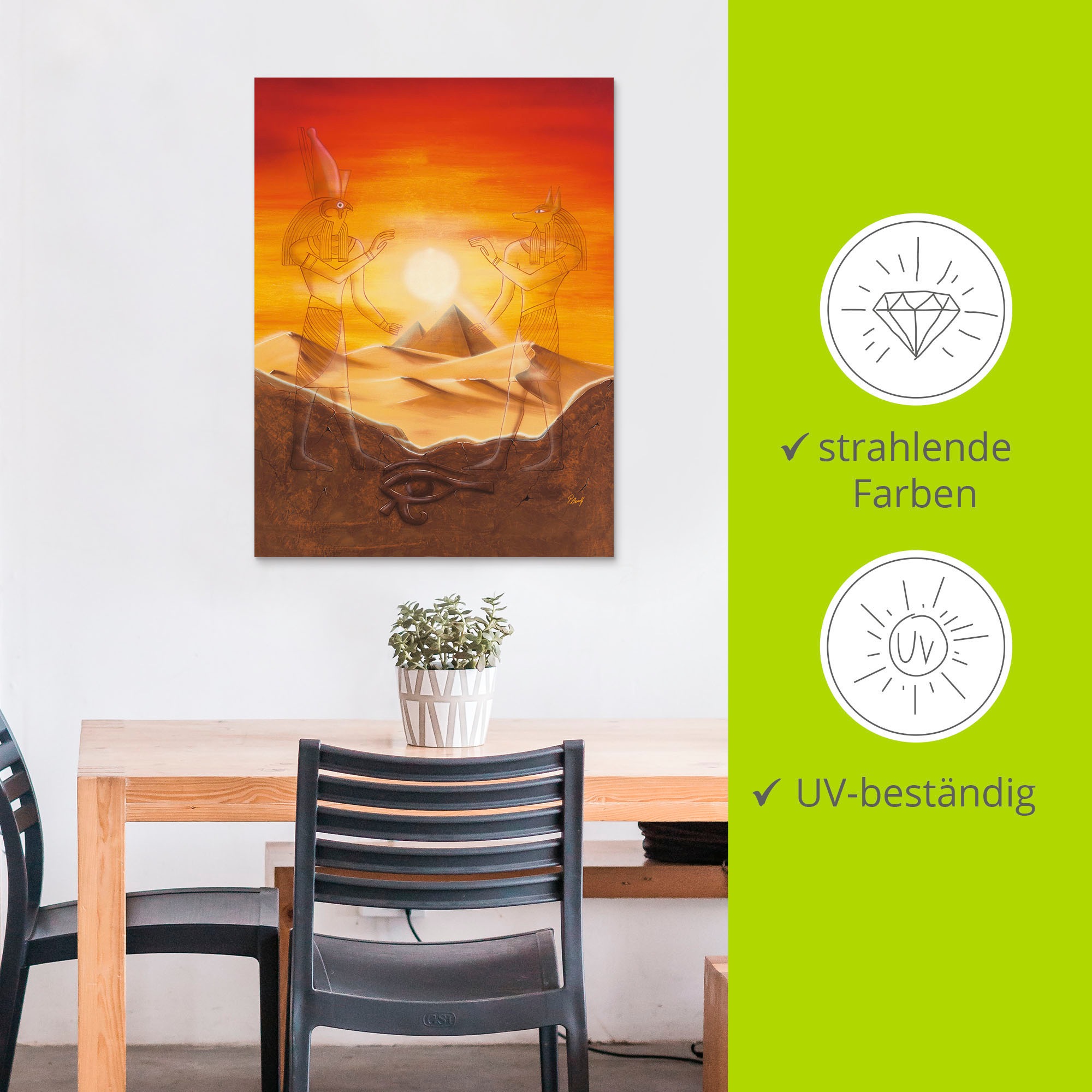 Artland Wandbild »Ägypten«, Afrika, (1 St.), als Alubild, Outdoorbild, Leinwandbild, Poster, Wandaufkleber