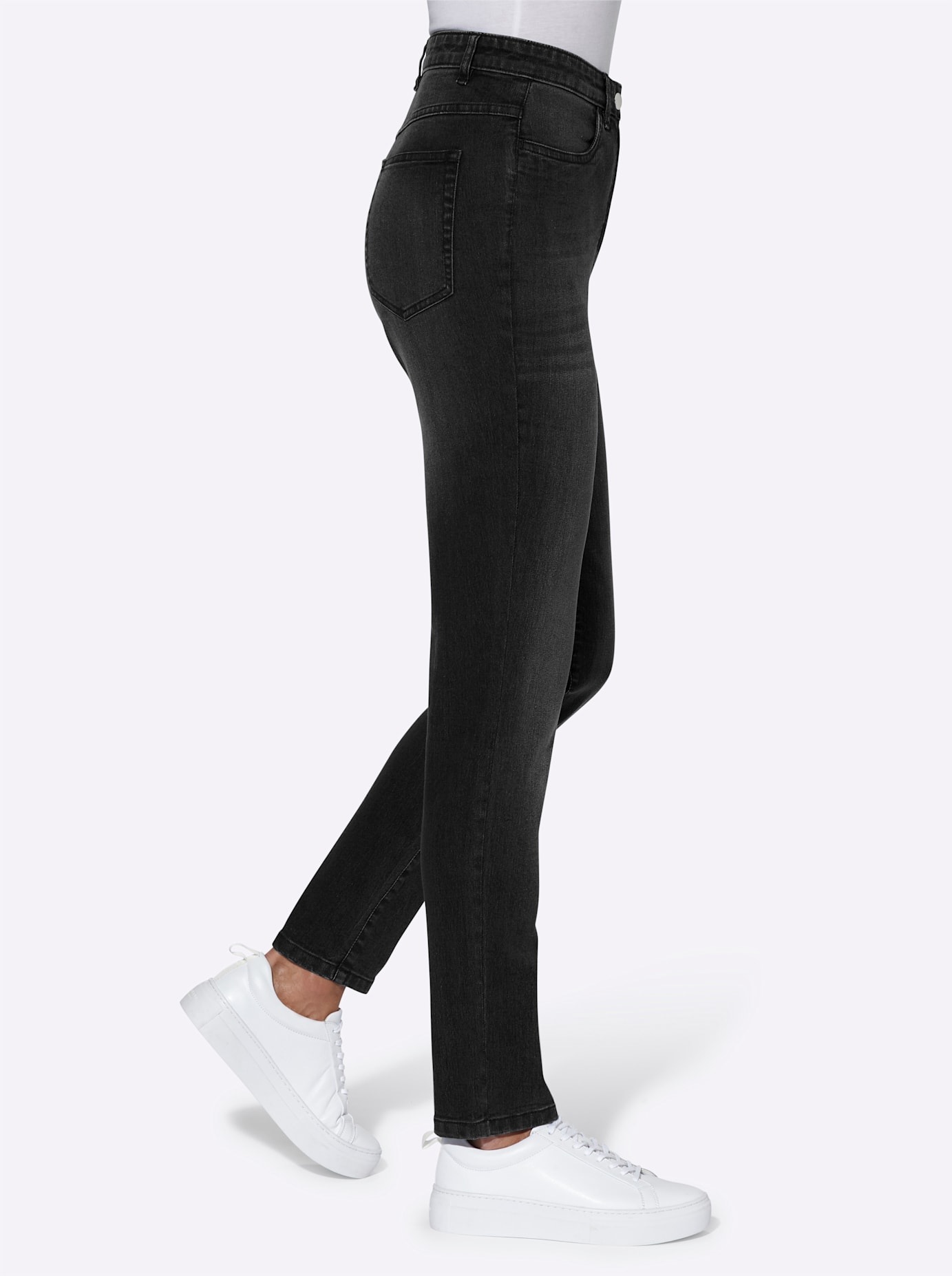 Classic Basics High-waist-Jeans 1 Stk. günstig online kaufen