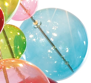 | Glaskugeln farbigen mit BAUR näve,Pendelleuchte»Glasball«,