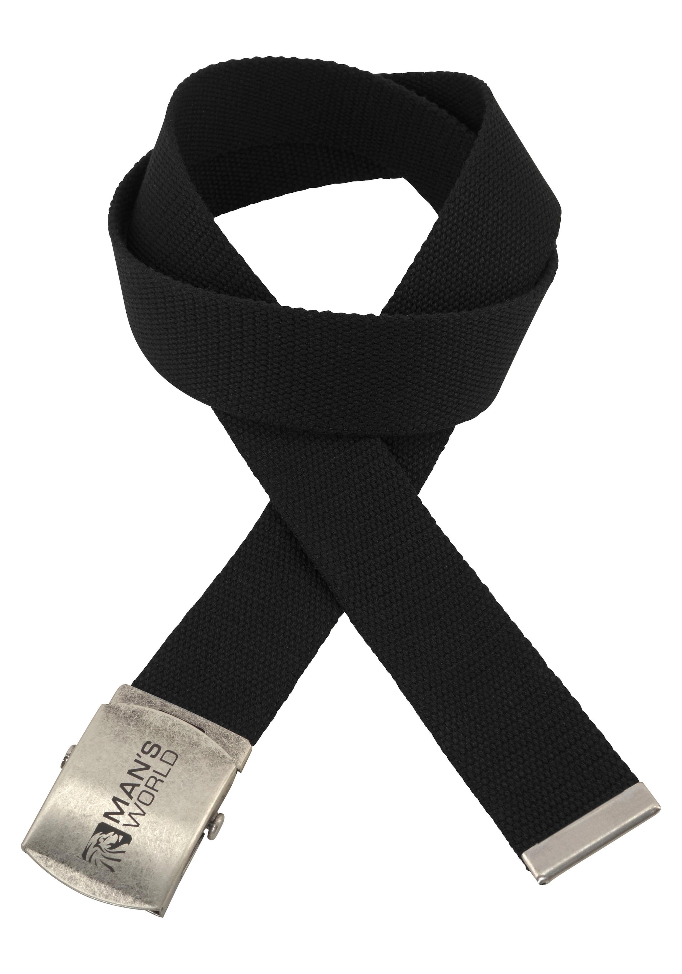 Mans World Stoffgürtel aus Textilband im zeitlosen Design - NEUE FARBE im u günstig online kaufen