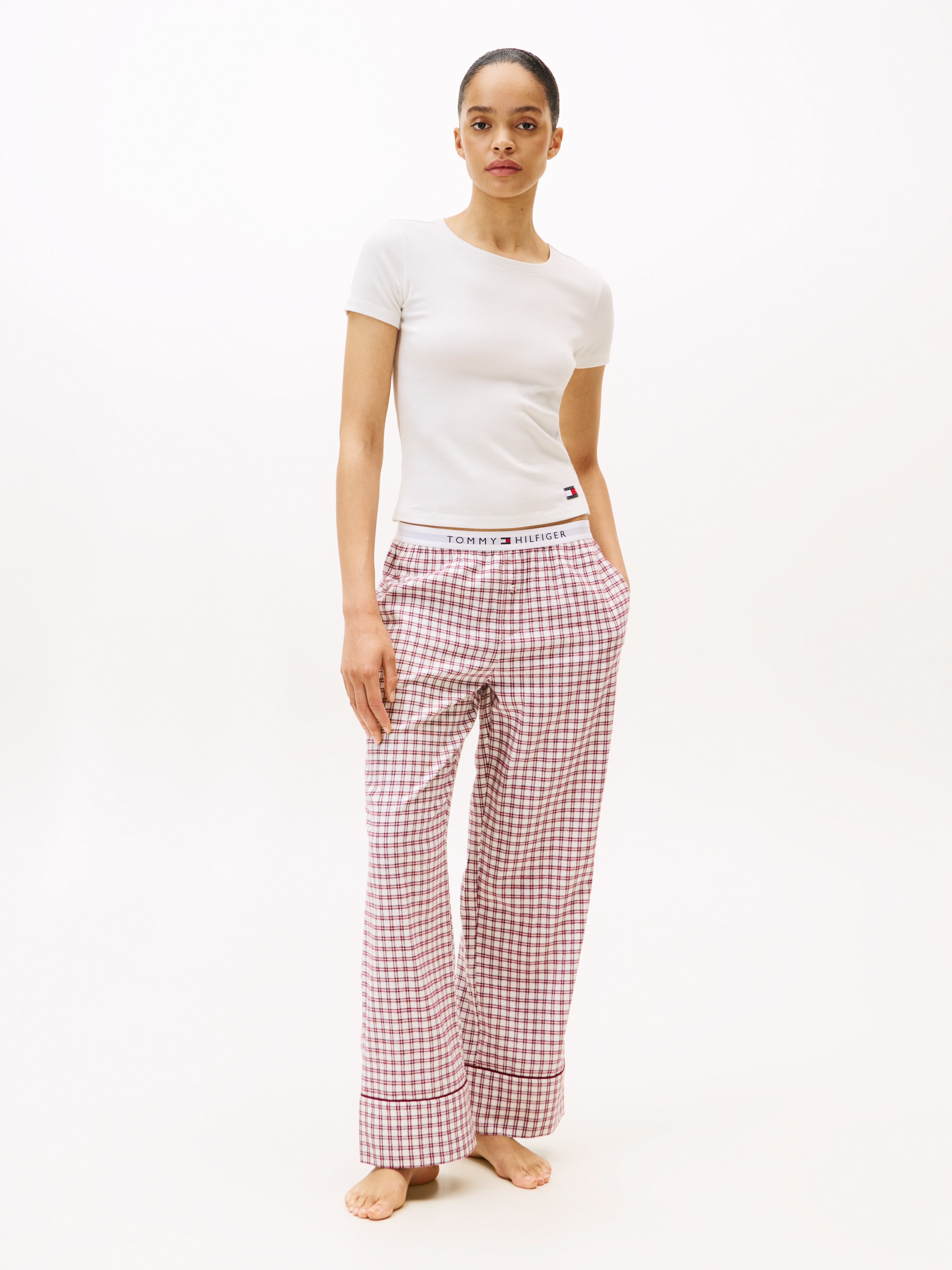 Tommy Hilfiger Underwear Pyjamahose »PLAID FLANNEL«  mit Schottenkaro, relaxed fit, elastischer Bund